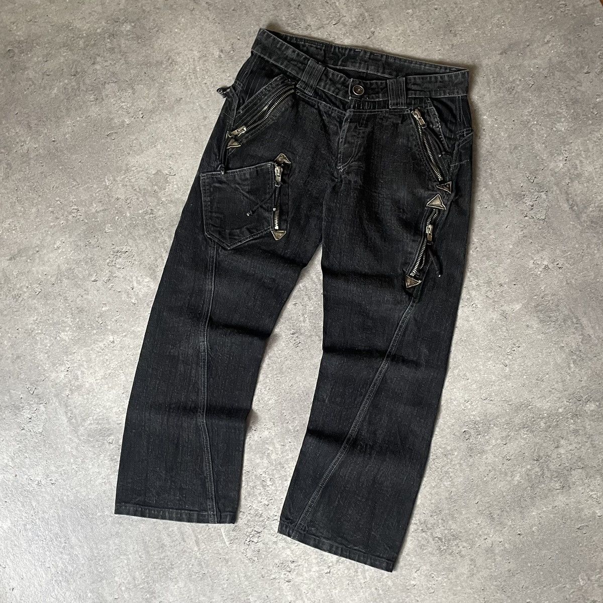 Other Avantgarde Multi Pocket Zip Ghotic Pants Size US 32 / EU 48 - 1 Thumbnail