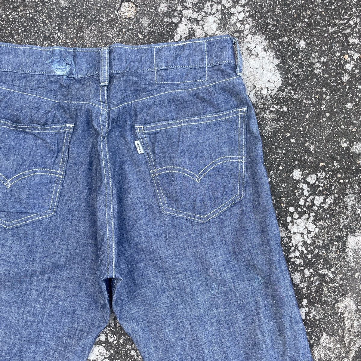 Levi's Vintage Y2k Levis Distressed Denim Size US 32 / EU 48 - 9 Thumbnail