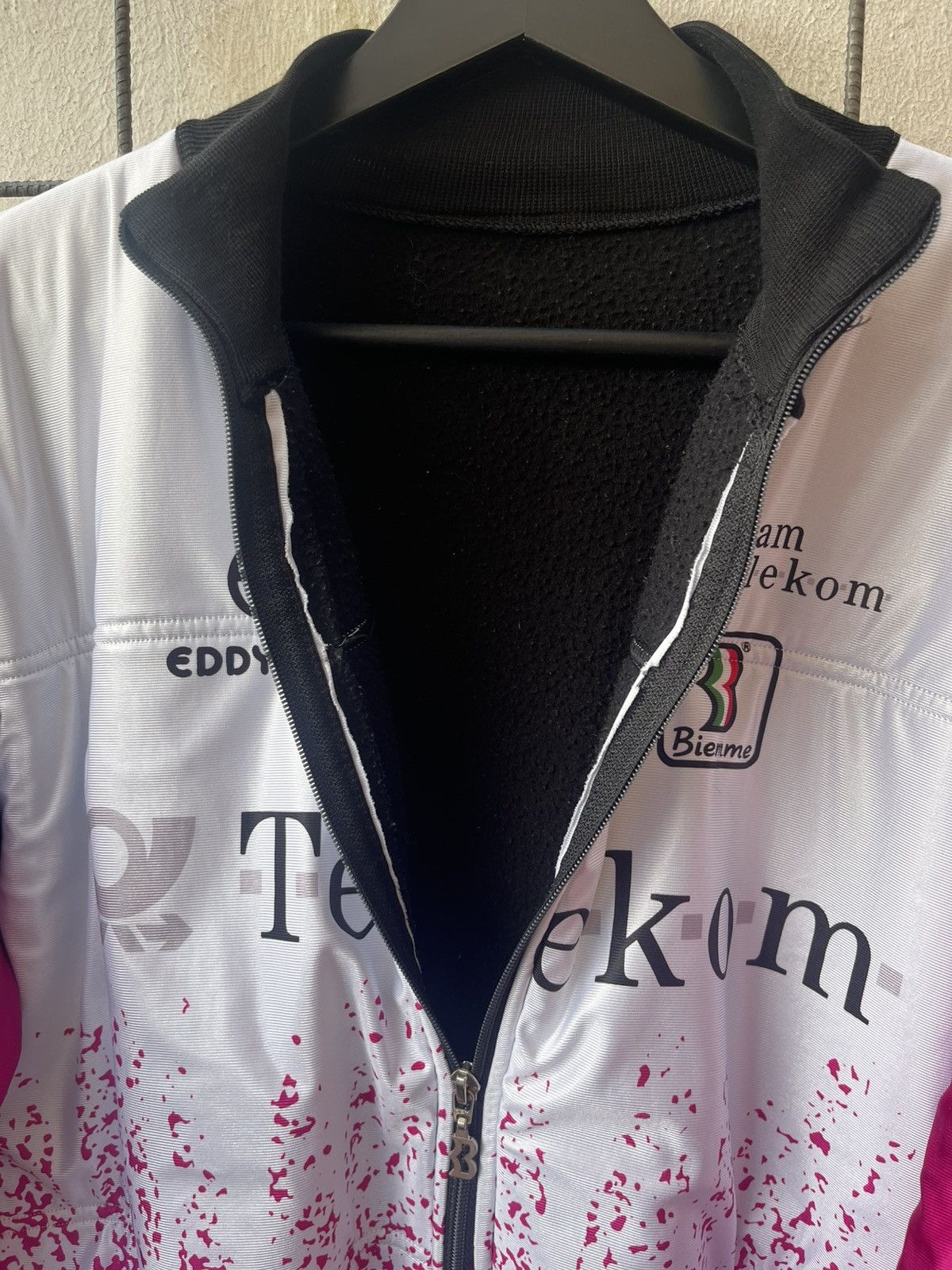 Other Biemme x Team Telekom Vintage Fleece Bomber Jacket Size US XXL / EU 58 / 5 - 7 Thumbnail