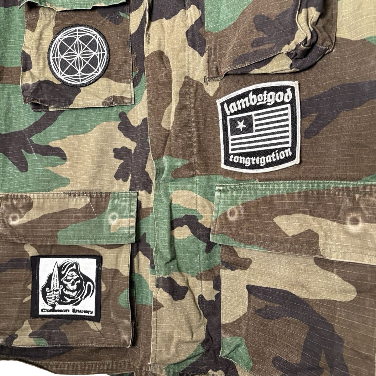 Other Military Field Jacket Lamb Of God Something To Die For M Size US M / EU 48-50 / 2 - 3 Thumbnail