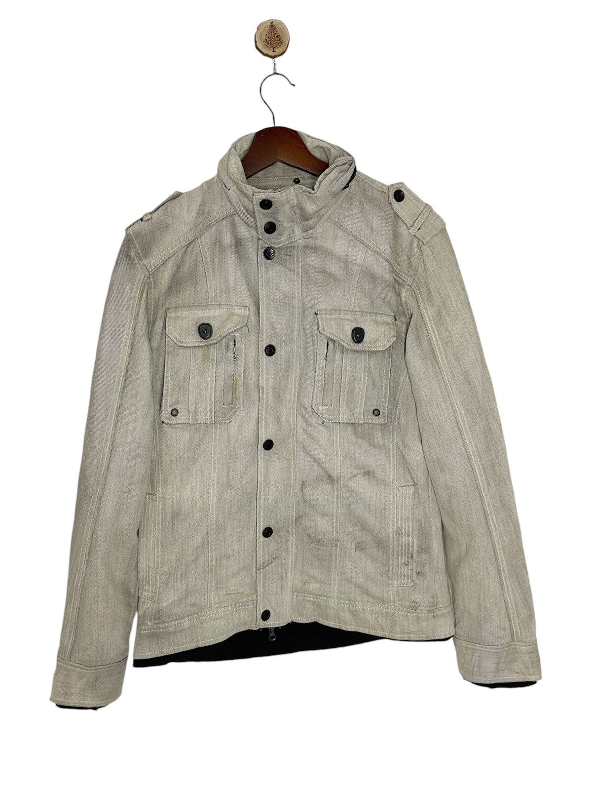 In The Attic STREETWEAR IN THE ATTIC DISTRESSED JACKET EKAM KMRII Size US M / EU 48-50 / 2 - 1 Thumbnail