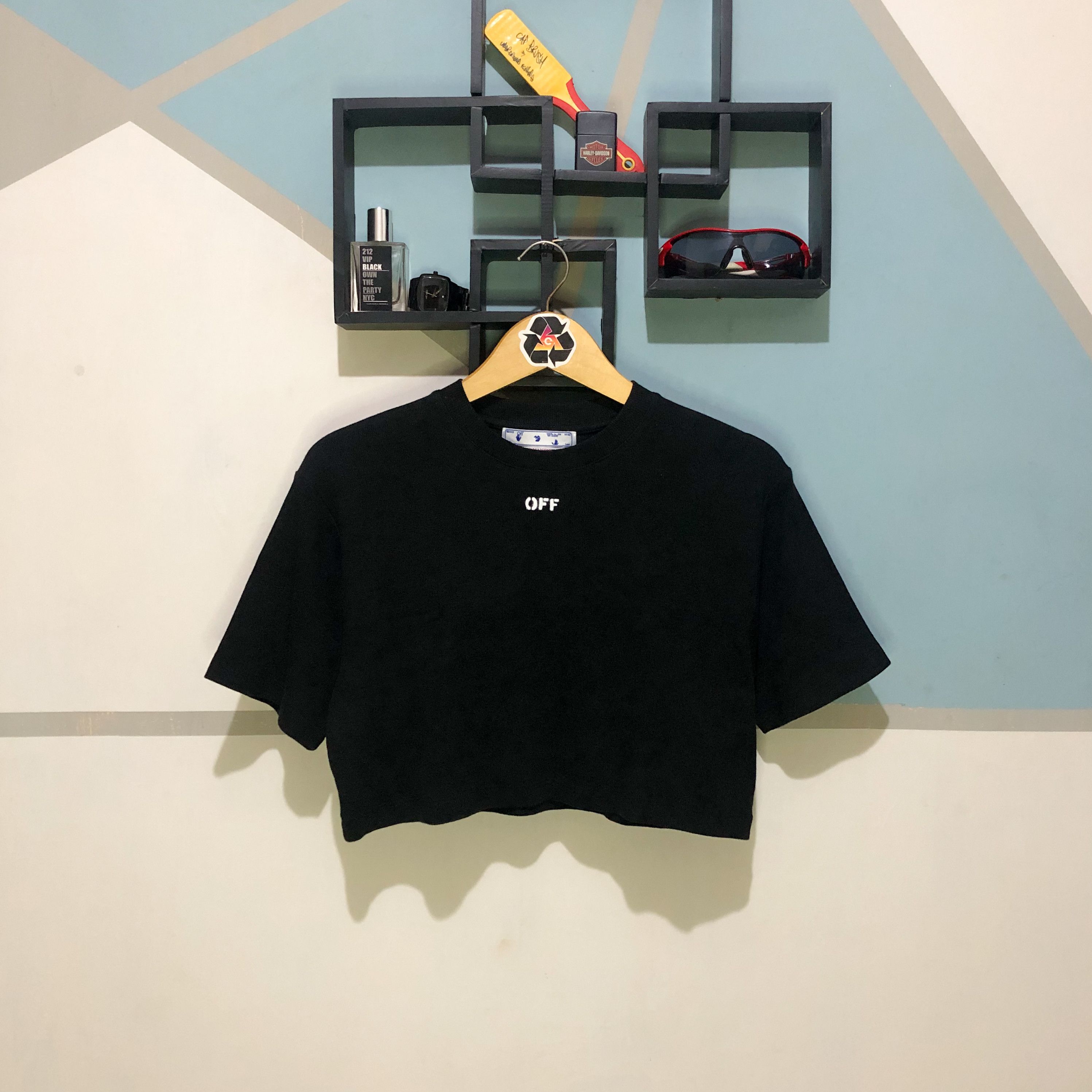 Off-White Off-White Stamp Rib Crop Top Size XS / US 0-2 / IT 36-38 - 1 Thumbnail