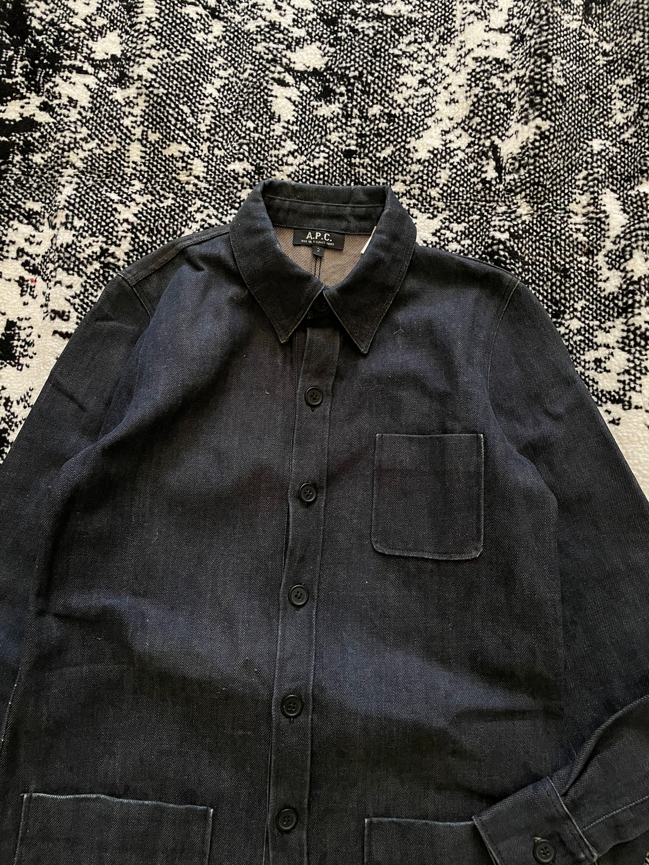 A.P.C. A.P.C. Men's Denim Chore Coat Jacket Size US S / EU 44-46 / 1 - 2 Thumbnail
