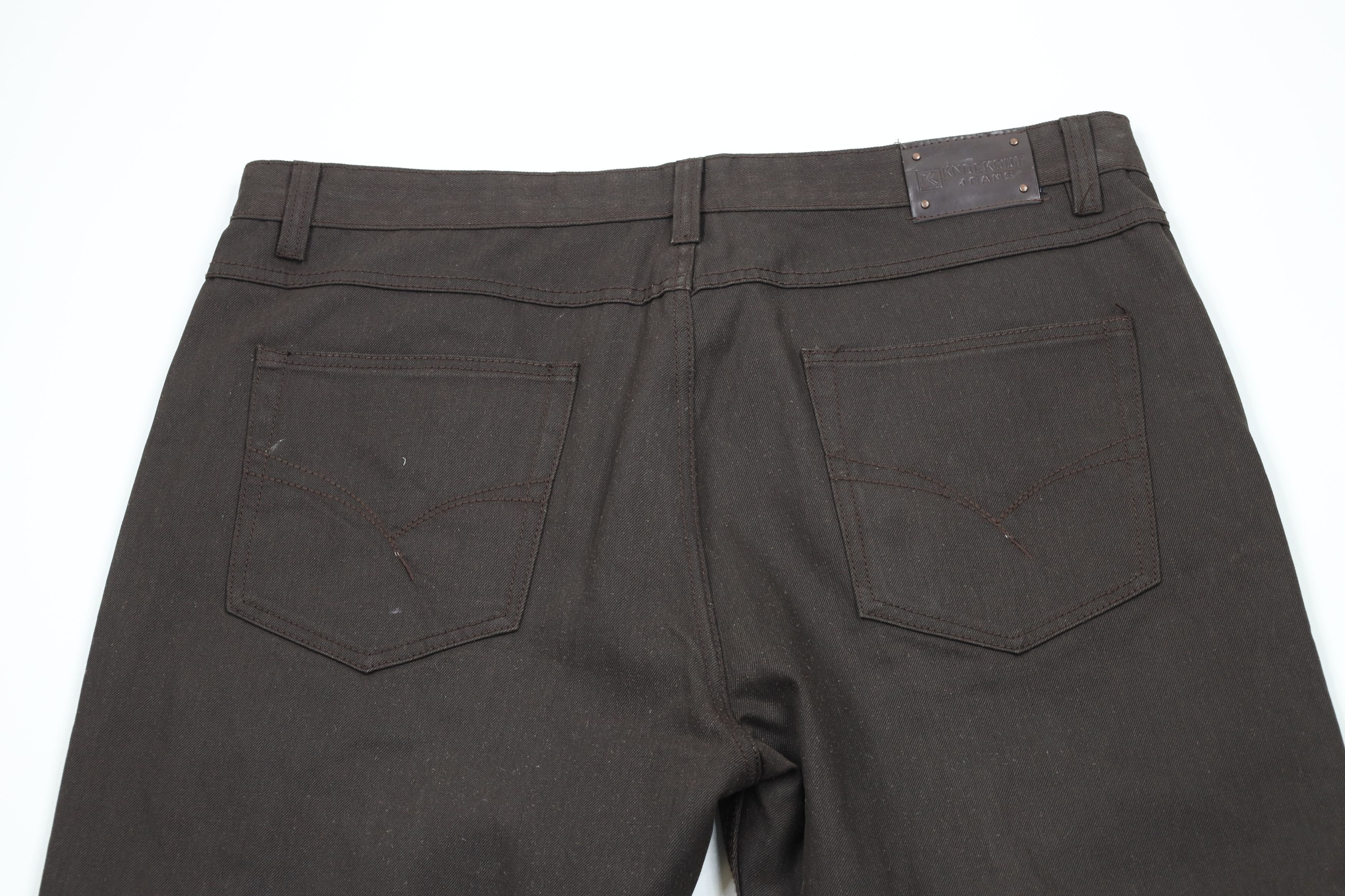 Vintage Vintage 90s Y2K Streetwear Waxed Cotton Baggy Wide Leg Jeans Size US 42 / EU 58 - 11 Thumbnail