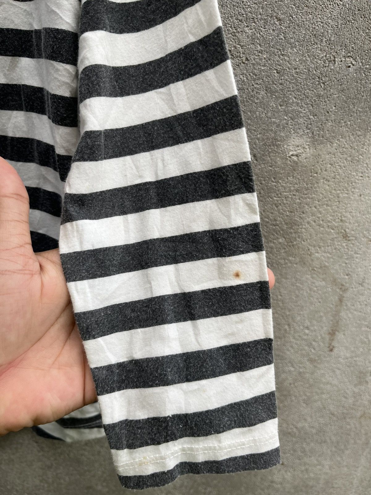 Jean Paul Gaultier × Y/Project JEANASIS Scarf Stripe Tee – Japan Designer Size US XS / EU 42 / 0 - 12 Thumbnail