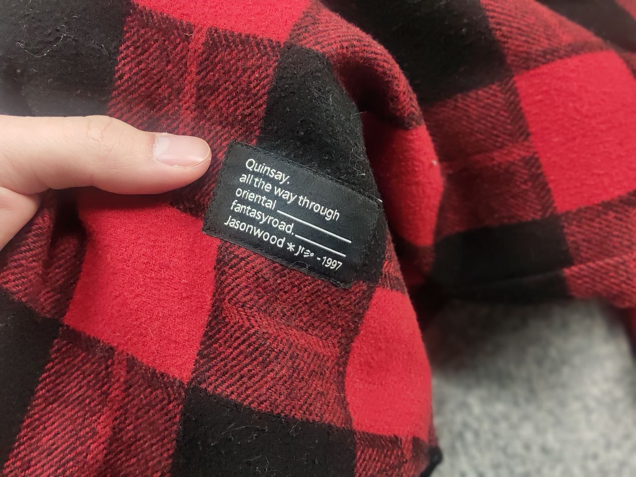 Japanese Brand Jasonwood Vintage Japan Brand Wool Long sleeve Flannel Shirt Size US S / EU 44-46 / 1 - 10 Thumbnail