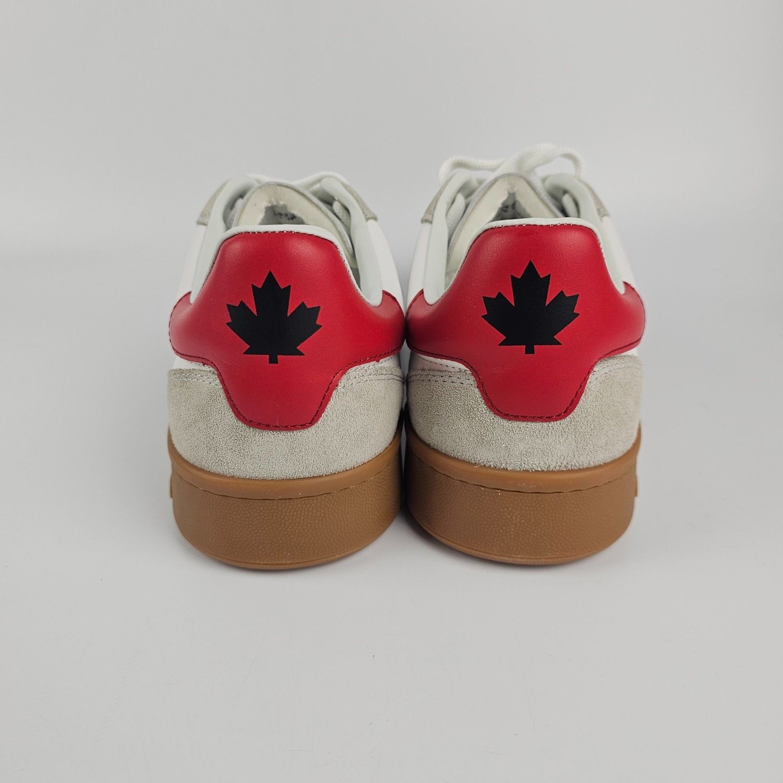 Dsquared2 DSQUARED2 Boxer White Leather Sneakers New And Authentic (Me Size US 8.5 / EU 41-42 - 7 Thumbnail