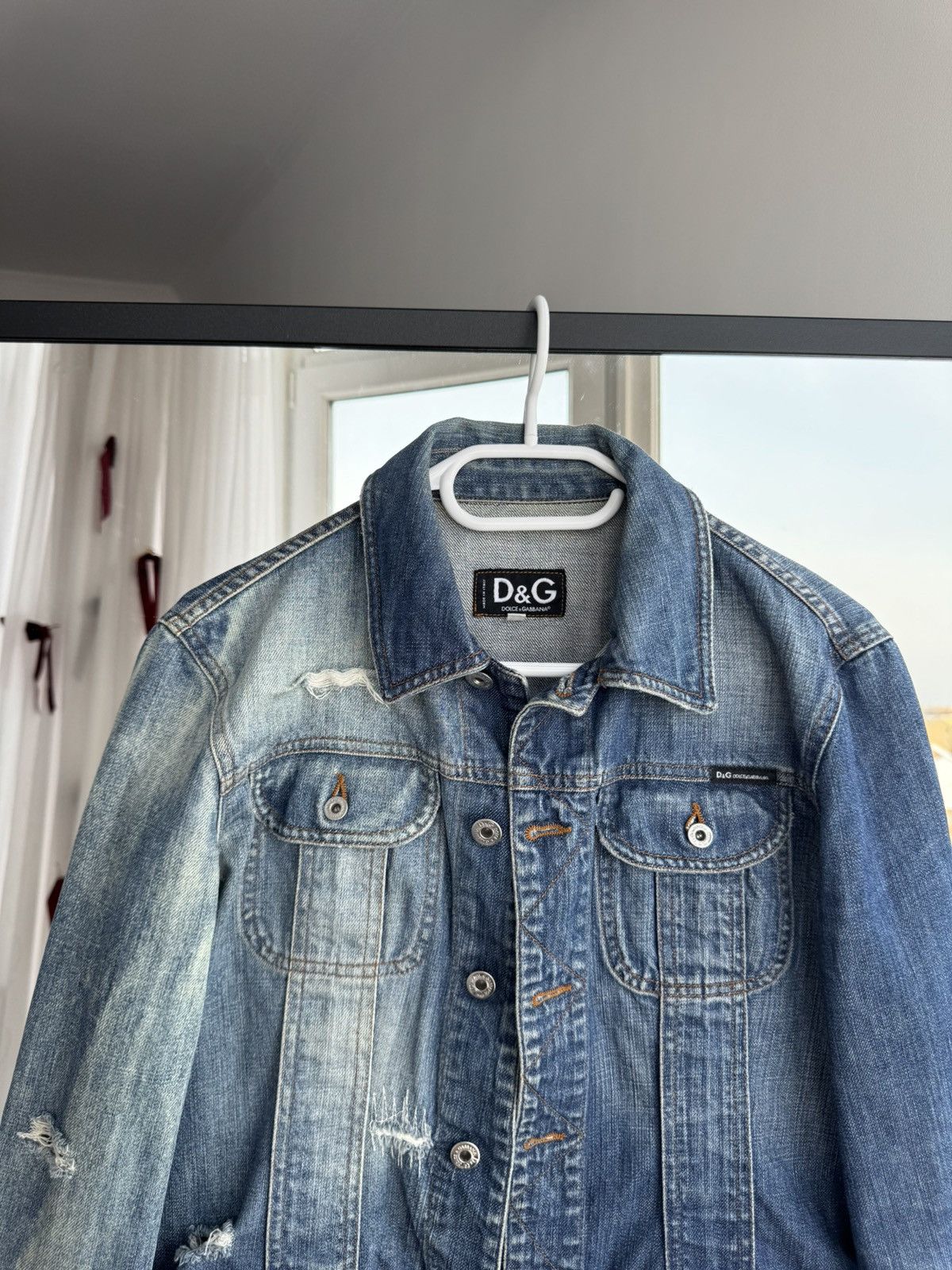 Dolce & Gabbana Vintage Dolce & Gabbana Women’s Denim Jacket Sz L Size L / US 10 / IT 46 - 2 Thumbnail