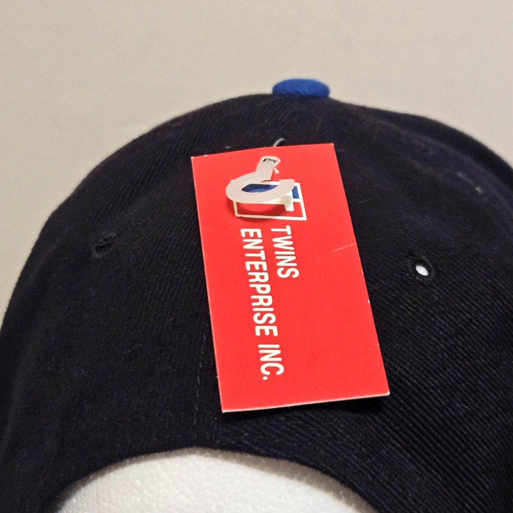 MLB VINTAGE 90s 1999 Hat Atlanta Braves NY Mets Championship Series New York MLB Twins Black Mens One Size Baseball Cap Hats Size ONE SIZE - 6 Thumbnail
