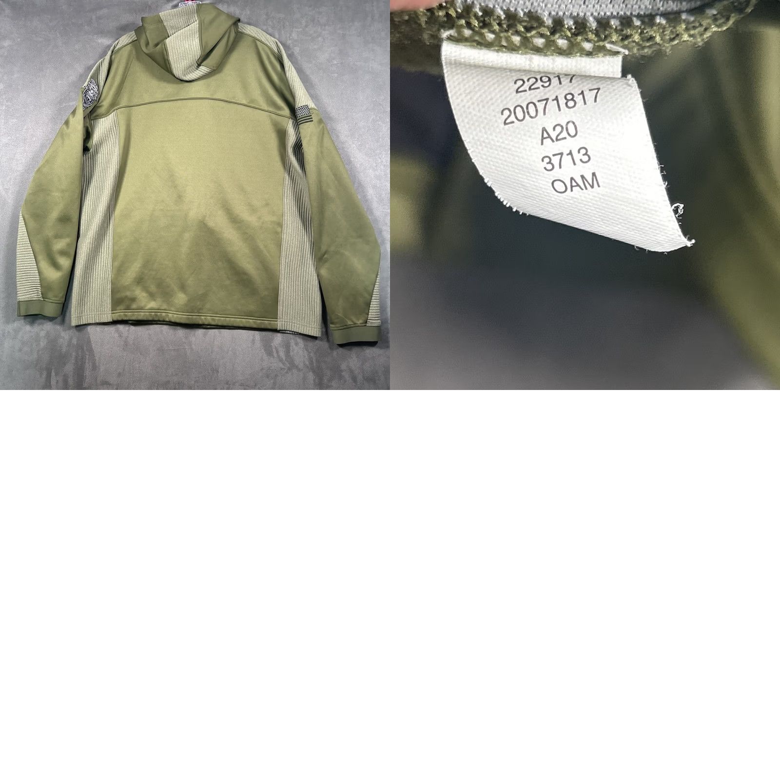 Duluth Trading Company Duluth Trading Co Performance Jacket Mens XL Green Hooded Full Zip Windbreaker USA Flag Outdoor SGDC Size US XL / EU 56 / 4 - 9 Thumbnail