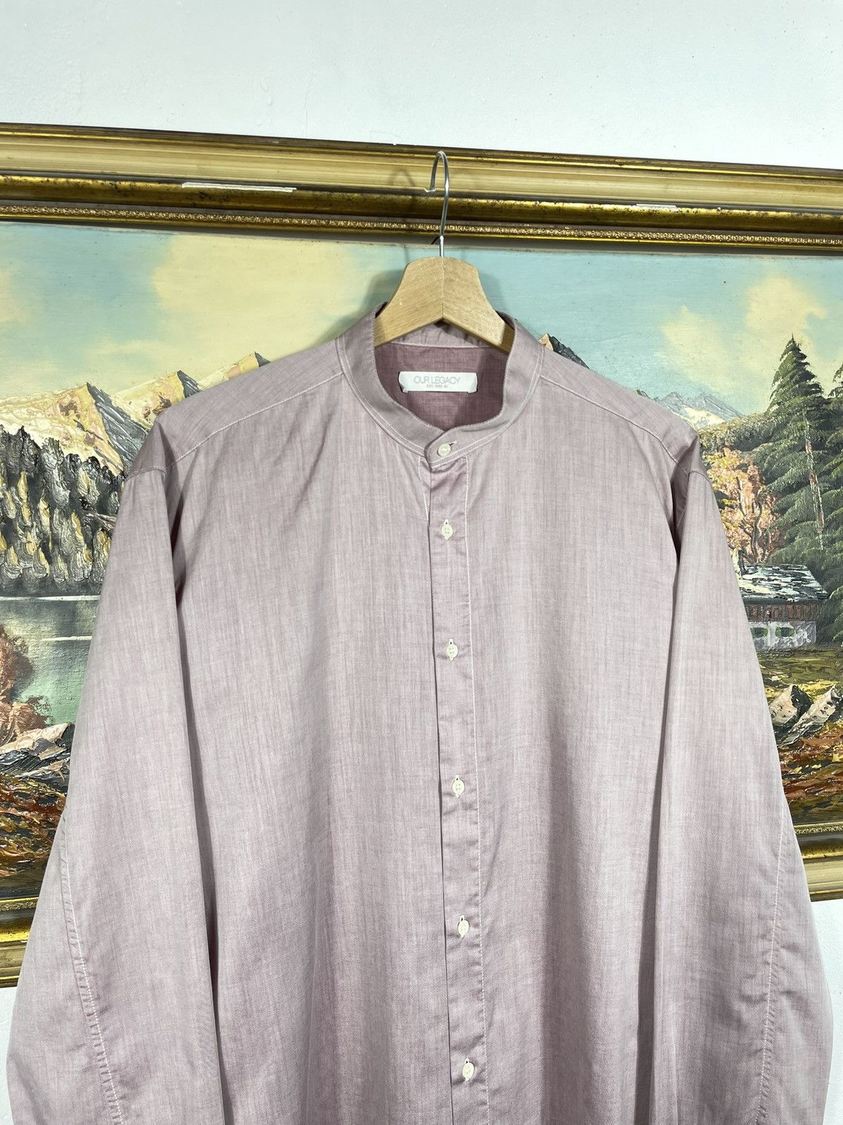 Our Legacy Our Legacy Pink Button Ups Shirt Old Money Luxury Premium Size US L / EU 52-54 / 3 - 4 Thumbnail