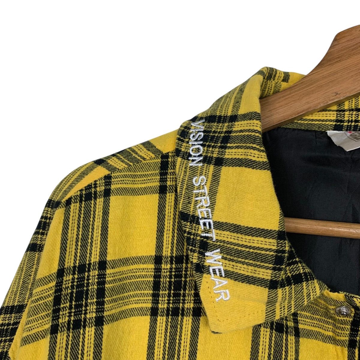 Vision Streetwear VISION STREETWEAR Big Logo Yellow Checked Jacket #1574-C70 Size US M / EU 48-50 / 2 - 16 Thumbnail