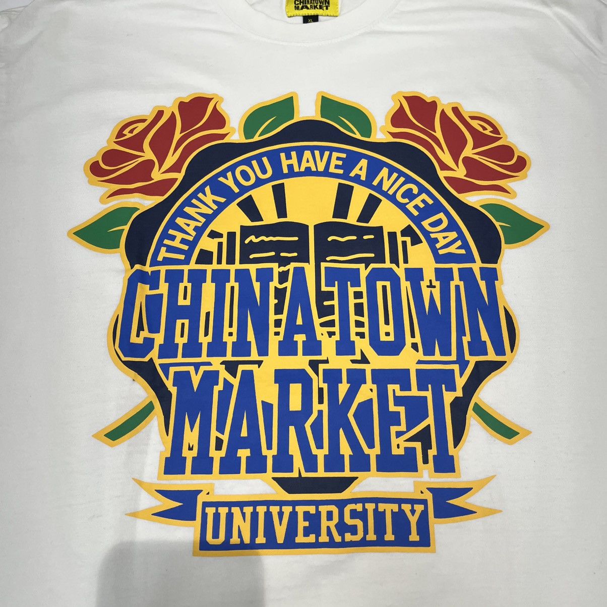 Market Chinatown Market Tee White Size US XL / EU 56 / 4 - 3 Thumbnail