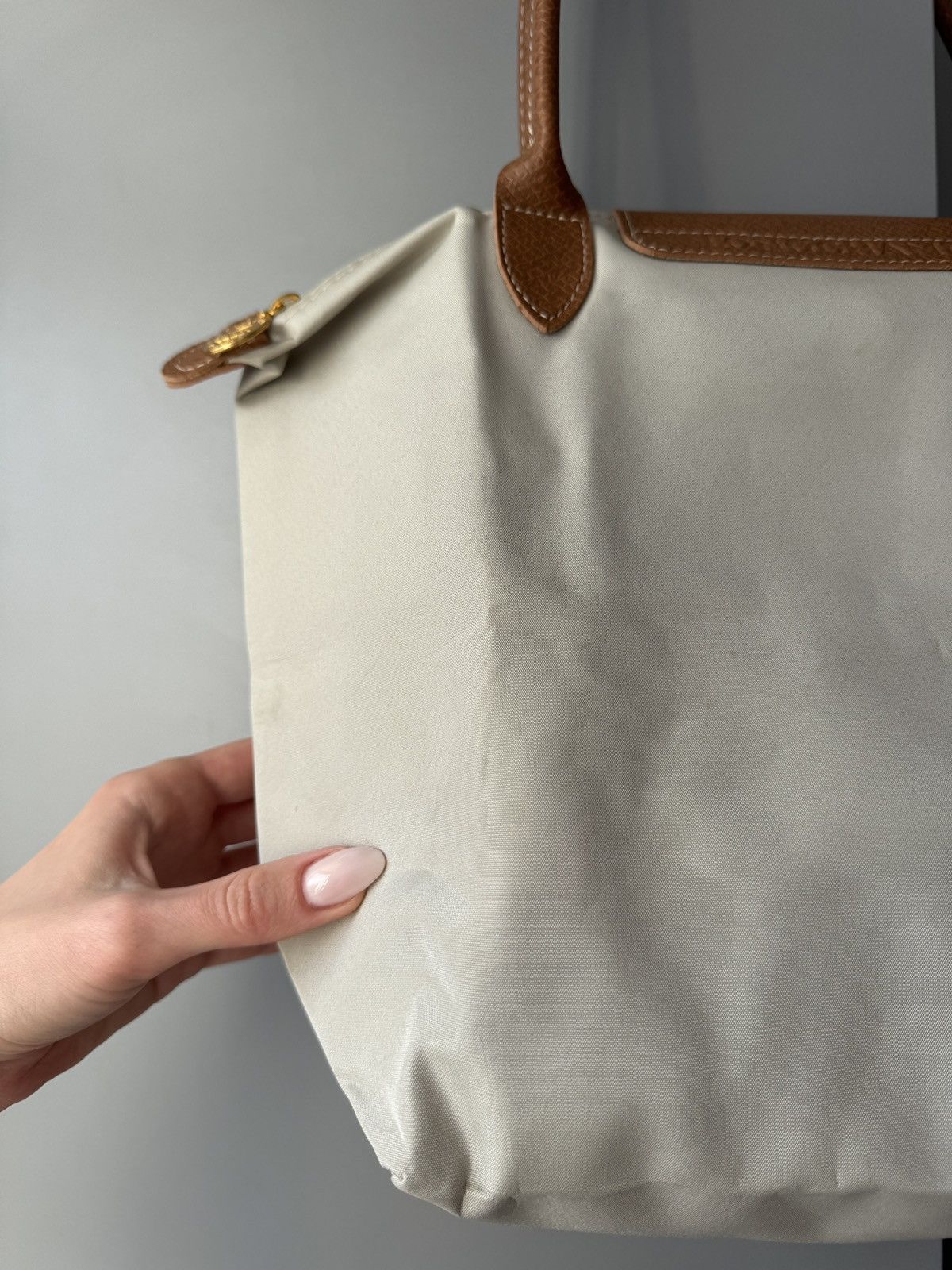 Japanese Brand Longchamp Le Pilage Beige Shoulder Tote Bag Size ONE SIZE - 8 Thumbnail