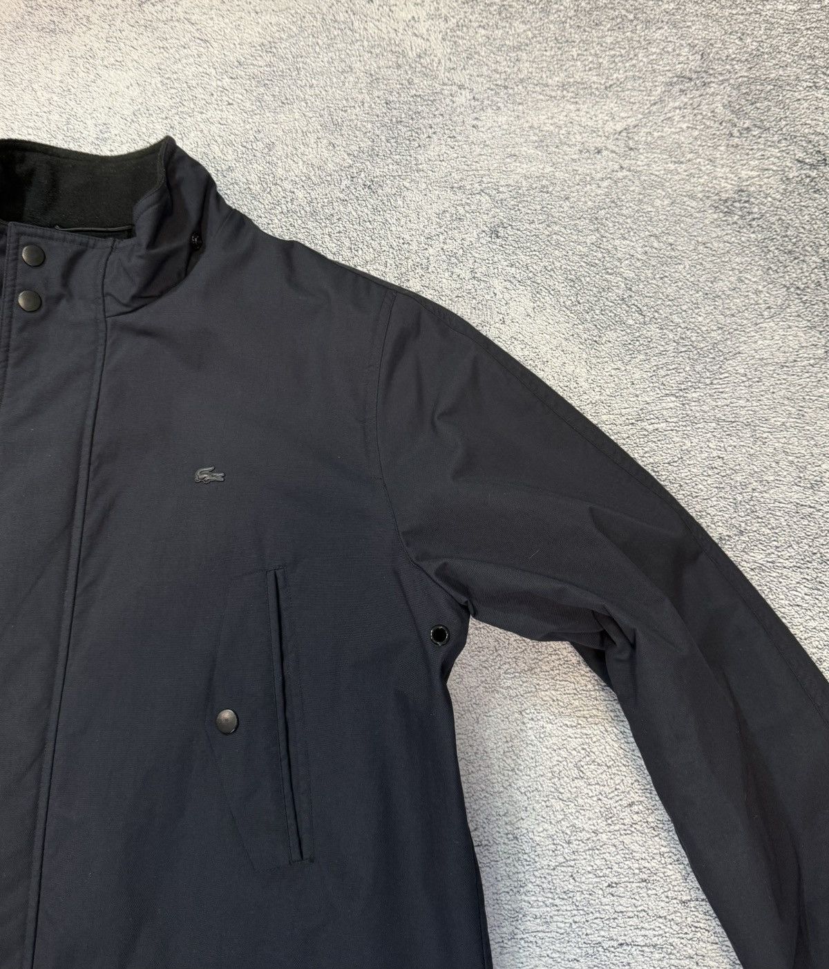 Lacoste Lacoste Parka Jacket 48/3 Men Black Fleece Lined Pocket Logo Size US M / EU 48-50 / 2 - 6 Thumbnail