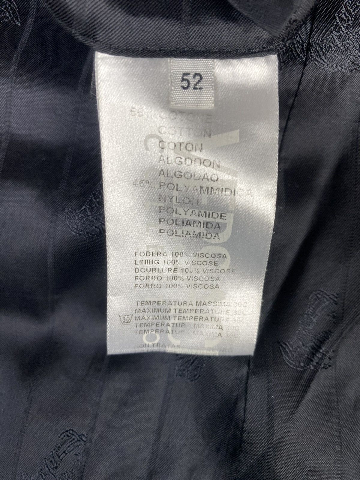 Versace Versace Collection Black Jacquard Sport Coat jacket blazer Size US L / EU 52-54 / 3 - 14 Thumbnail
