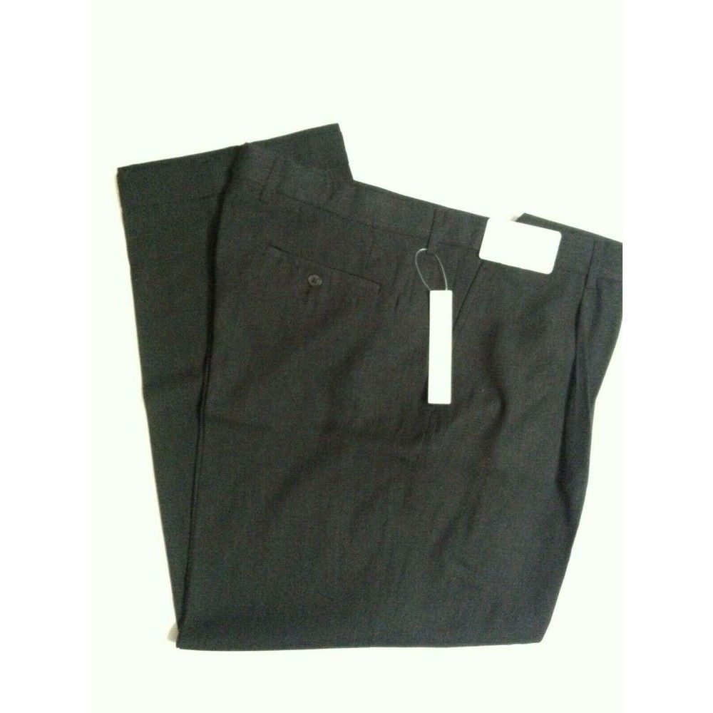Perry Ellis PERRY ELLIS MENS NEW 70%VISCOSE 30%WOOL DRESS PANTS 38/30 Size 38R - 1 Thumbnail
