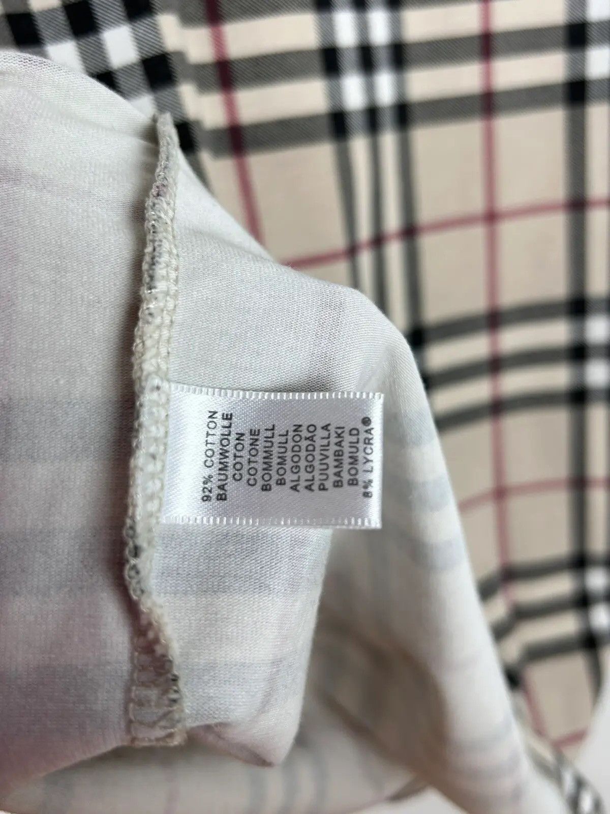 Burberry Vintage Burberry London Nova Check 3/4 Sleeve T-Shirt Size M / US 6-8 / IT 42-44 - 6 Thumbnail