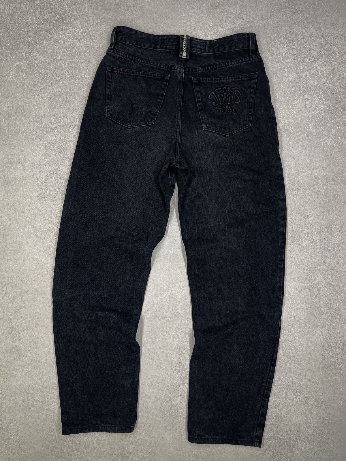 Carlo Colucci Vintage Carlo Colucci Denim Jeans Black Italy Size US 34 / EU 50 - 2 Thumbnail