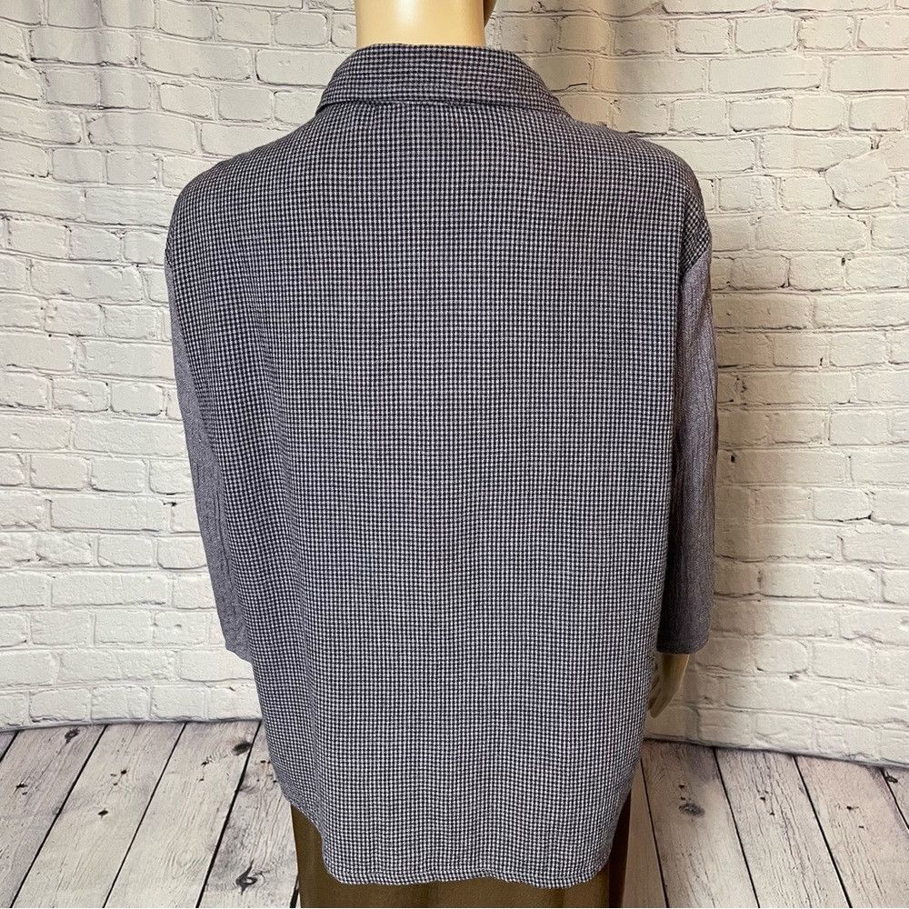 Coldwater Creek Coldwater Creek Rayon Cotton Crinkle Button Down 3/4 Sleeve Size L / US 10 / IT 46 - 5 Thumbnail