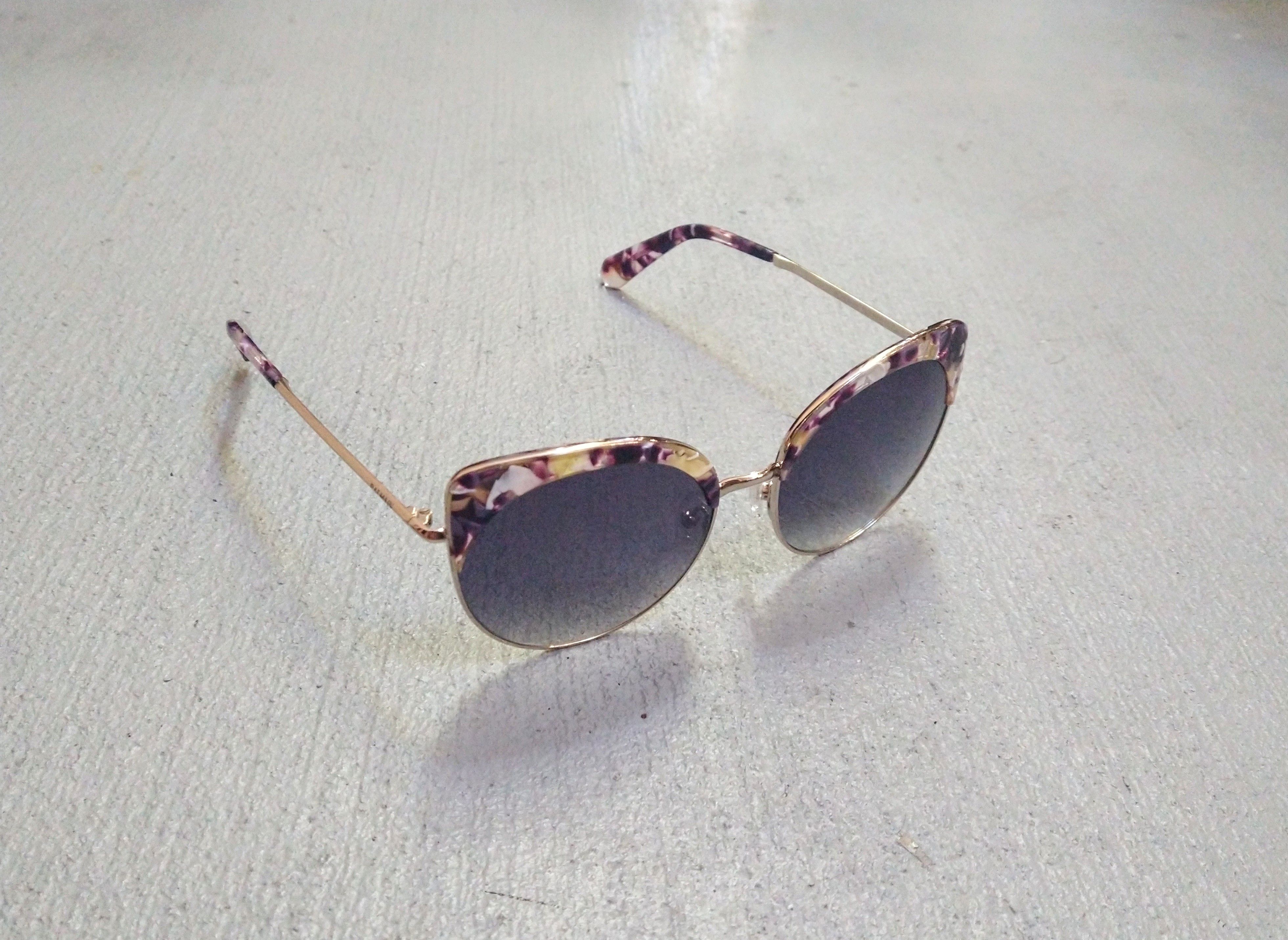 Balmain × Designer Balmain Sunglasses BL2509 Purple Havana Gold Blue Cat Eye Size ONE SIZE - 1 Thumbnail