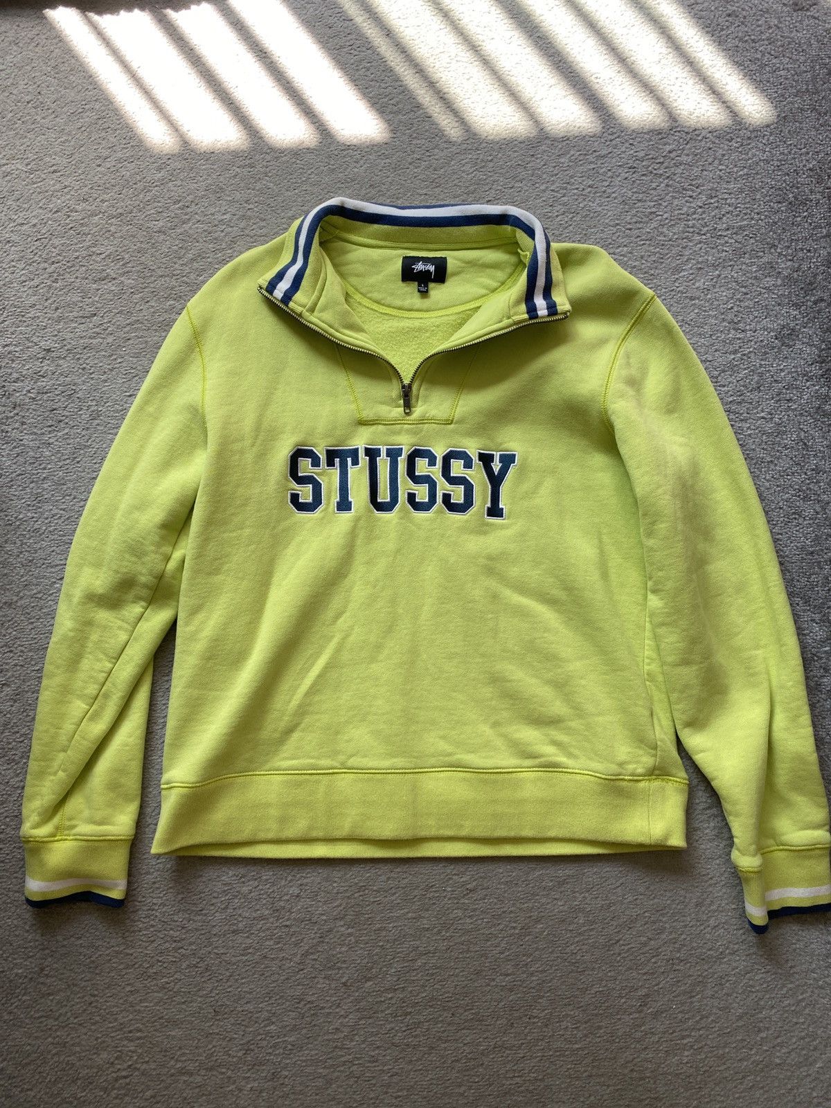 Stussy Stussy - Quarter zip sweater Size US L / EU 52-54 / 3 - 2 Thumbnail