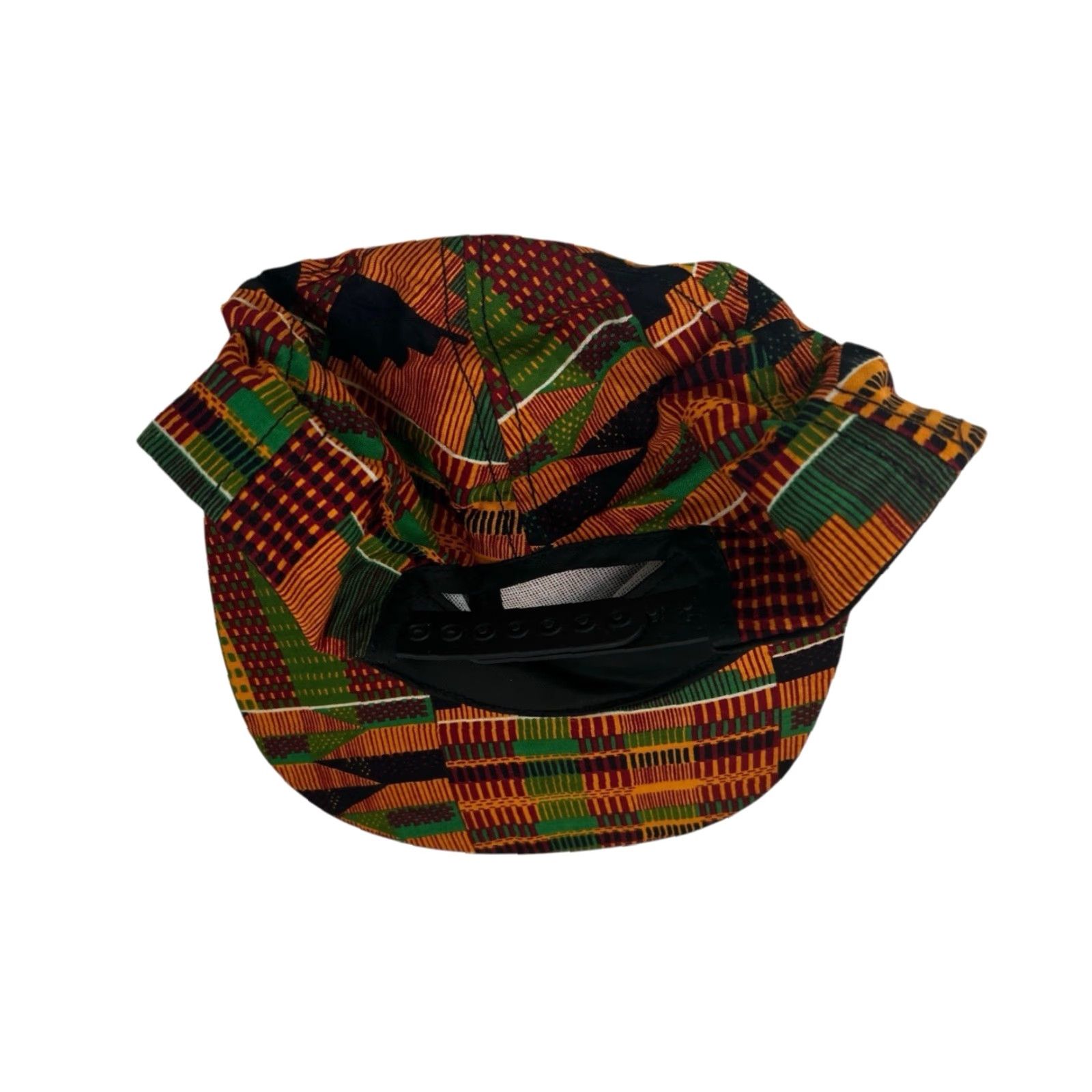 Vintage VINTAGE Africa Kente Baseball Snapback Hat Cap Adult OSFA Orange 90s Twill Deadstock NWOT Adjustable Snap Back Men Boys Girls OsFA? Size ONE SIZE - 6 Thumbnail