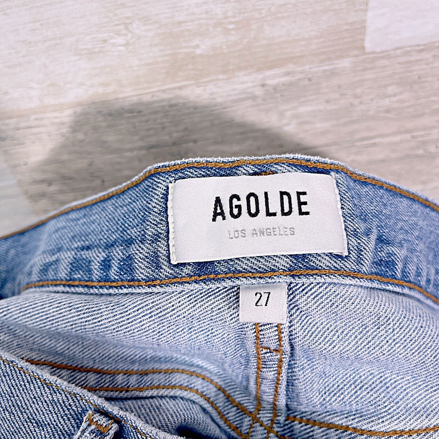 Agolde Agolde Parker Vintage Cut Off Denim Shorts Blue Womens 27 Size 27" / US 4 / IT 40 - 5 Thumbnail