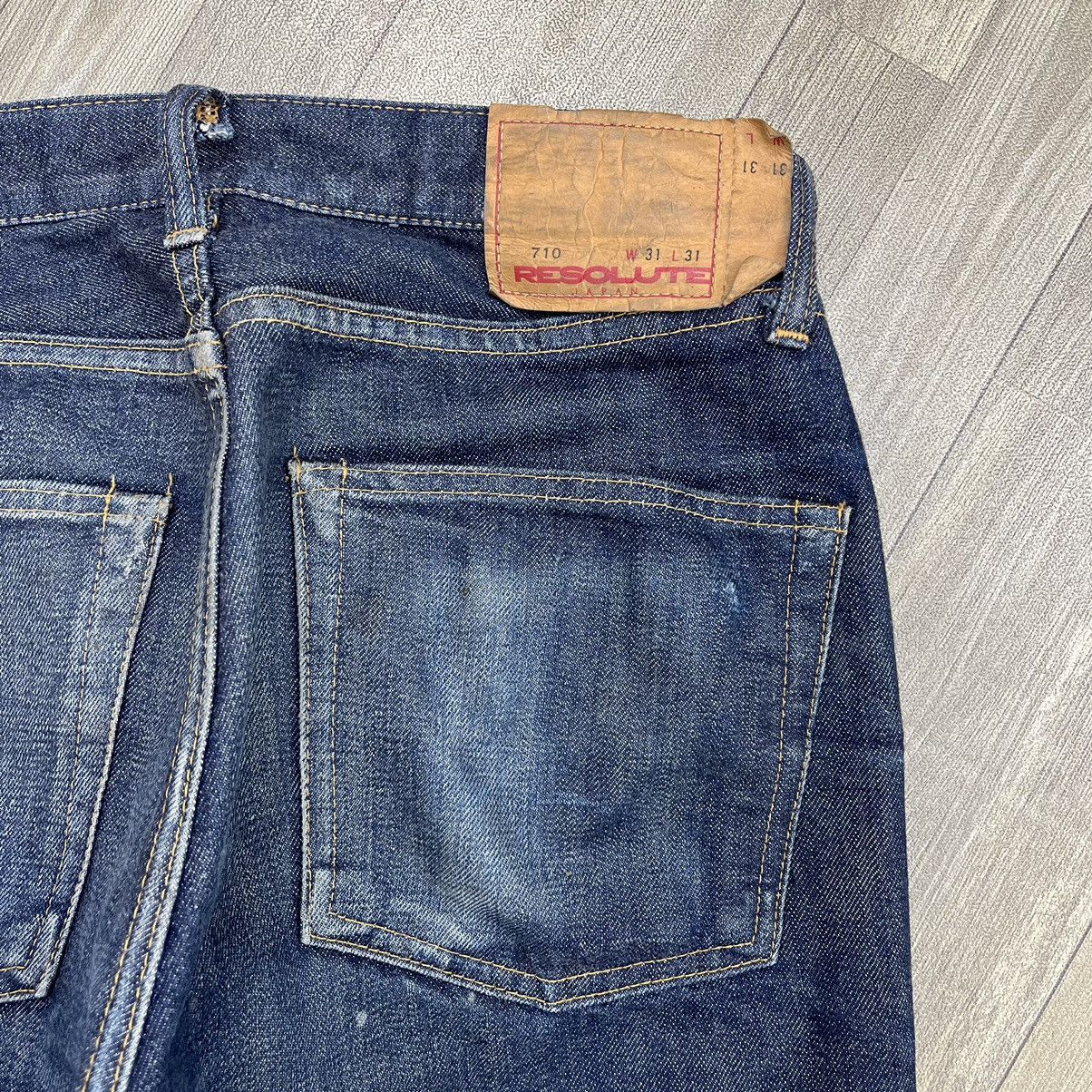 Japanese Brand × RESOLUTE × Vintage Vintage 90’s Resolute 710 Selvedge Denim Jeans Size US 31 - 16 Thumbnail
