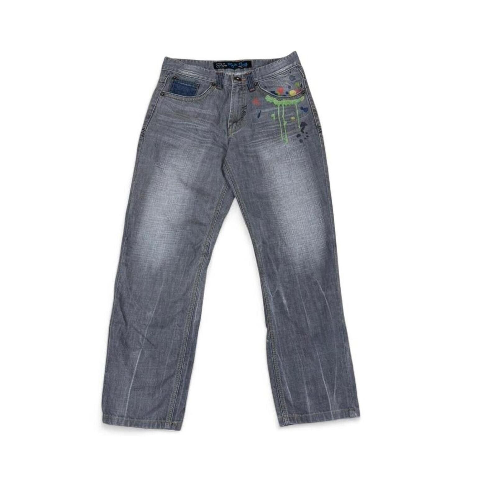 Other MAJAH FLAVAH Paint splatter jeans with unique design Size 29" - 4 Thumbnail