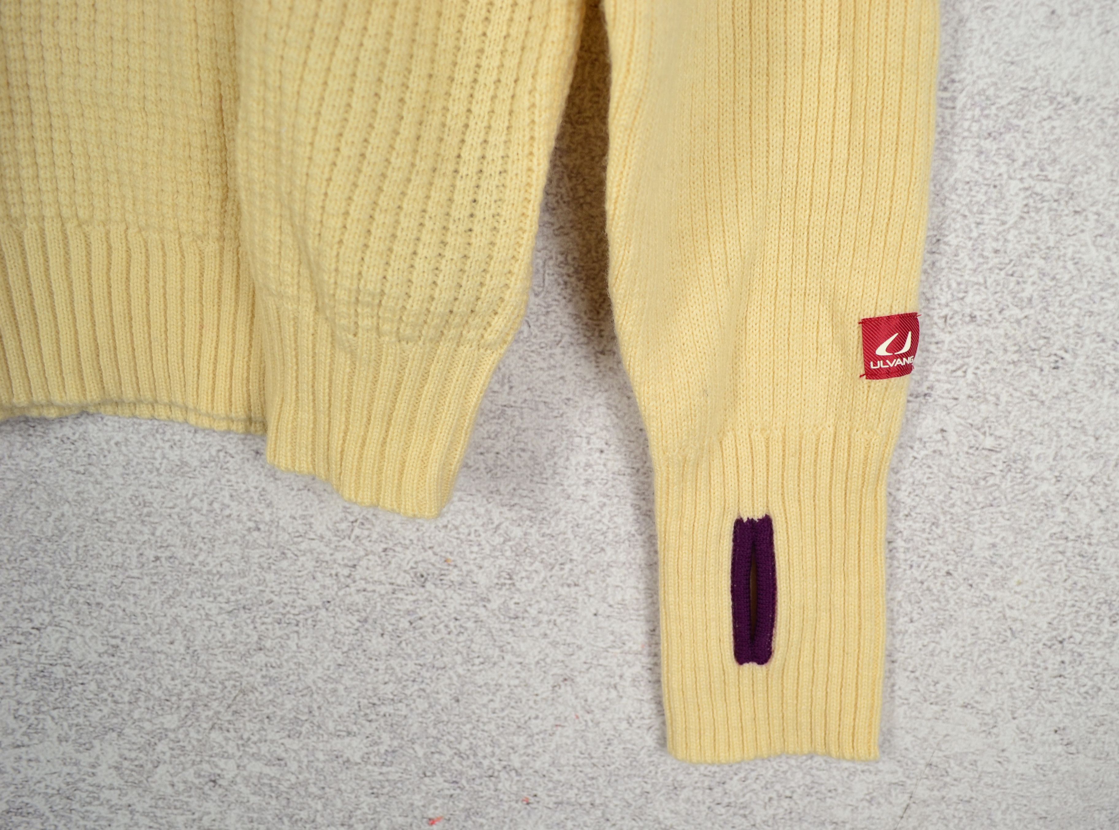 Ulvang Ulvang Heavy Knit Rav Half Zip Wool Sweater Norway Size US L / EU 52-54 / 3 - 3 Thumbnail
