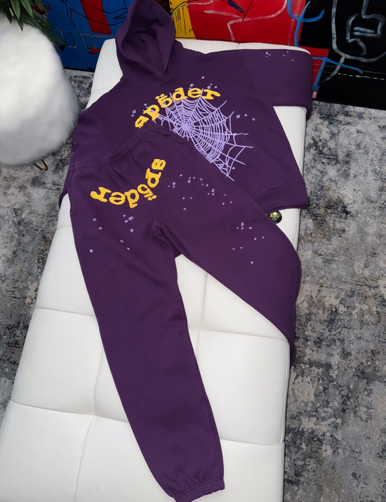 Sp5der Star og web sweatsuit Size US L / EU 52-54 / 3 - 1 Thumbnail
