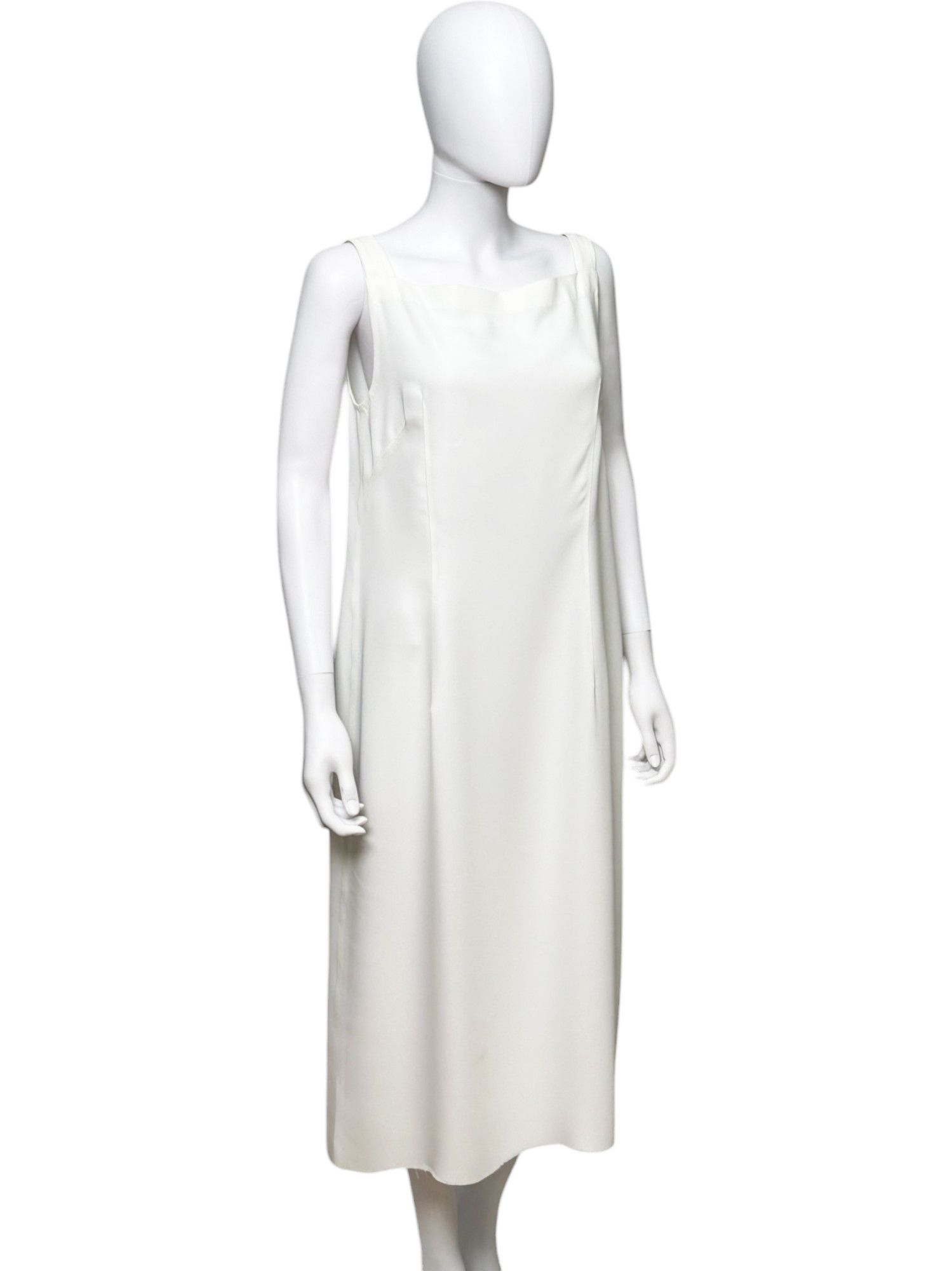 Maison Margiela S/S 2019 White Square dress Size M / US 6-8 / IT 42-44 - 4 Thumbnail