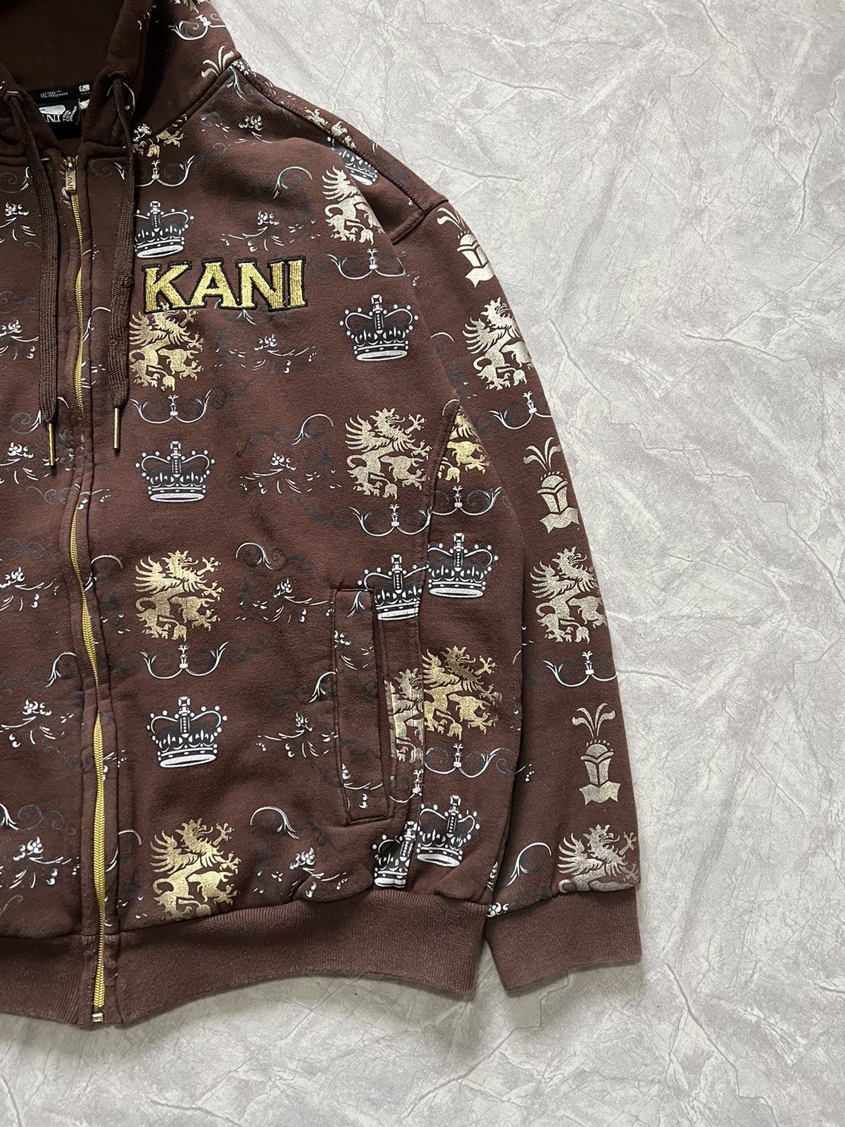 Karl Kani × Vintage Vintage Zip Hoodie Karl Kani Size US L / EU 52-54 / 3 - 5 Thumbnail