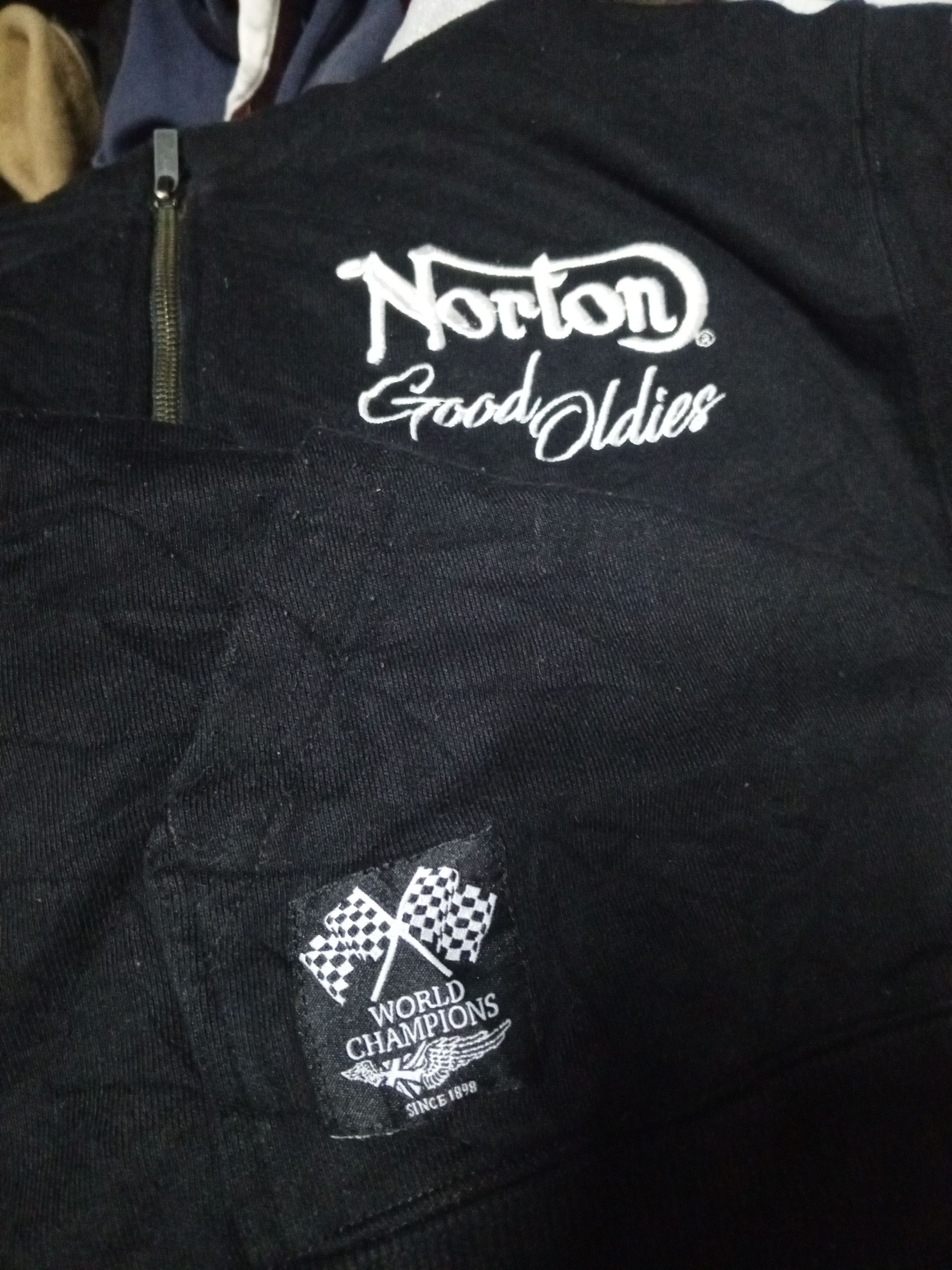 Norton NORTON ENGLAND HALPZIP HODDIE BLACK Size US XL / EU 56 / 4 - 11 Thumbnail