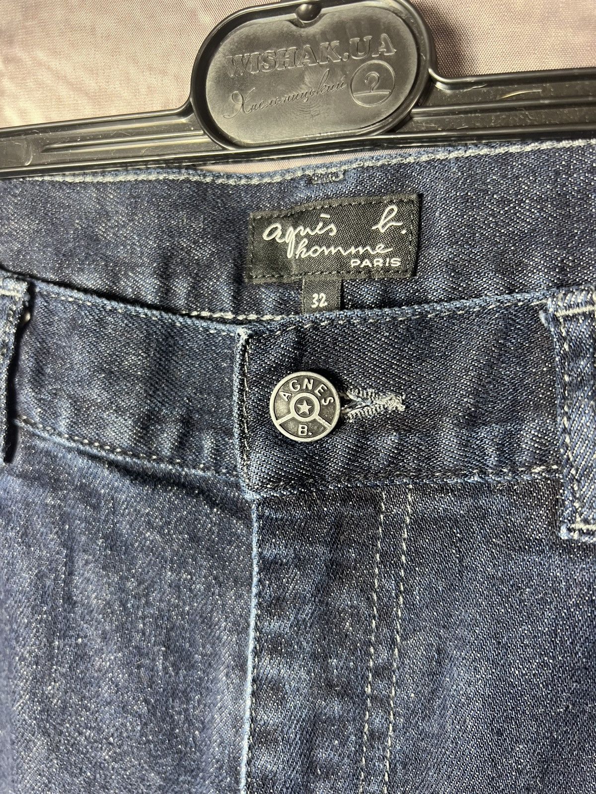 agnes b. Agnes B. Indigo Denim Jeans Size US 32 / EU 48 - 7 Thumbnail