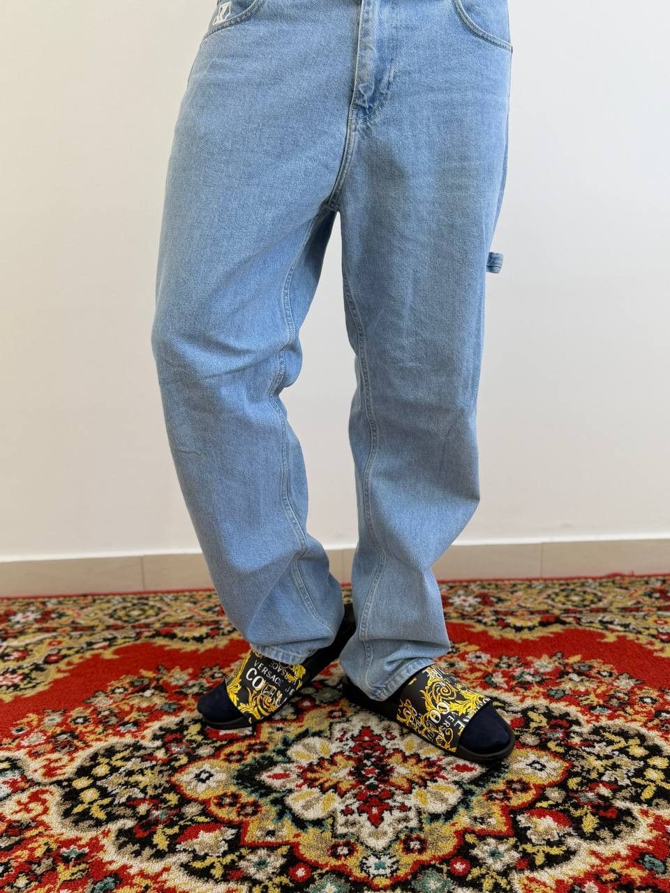 Japanese Brand baggy flared bootcut balenci style y2k hype jeans Size US 32 / EU 48 - 5 Thumbnail