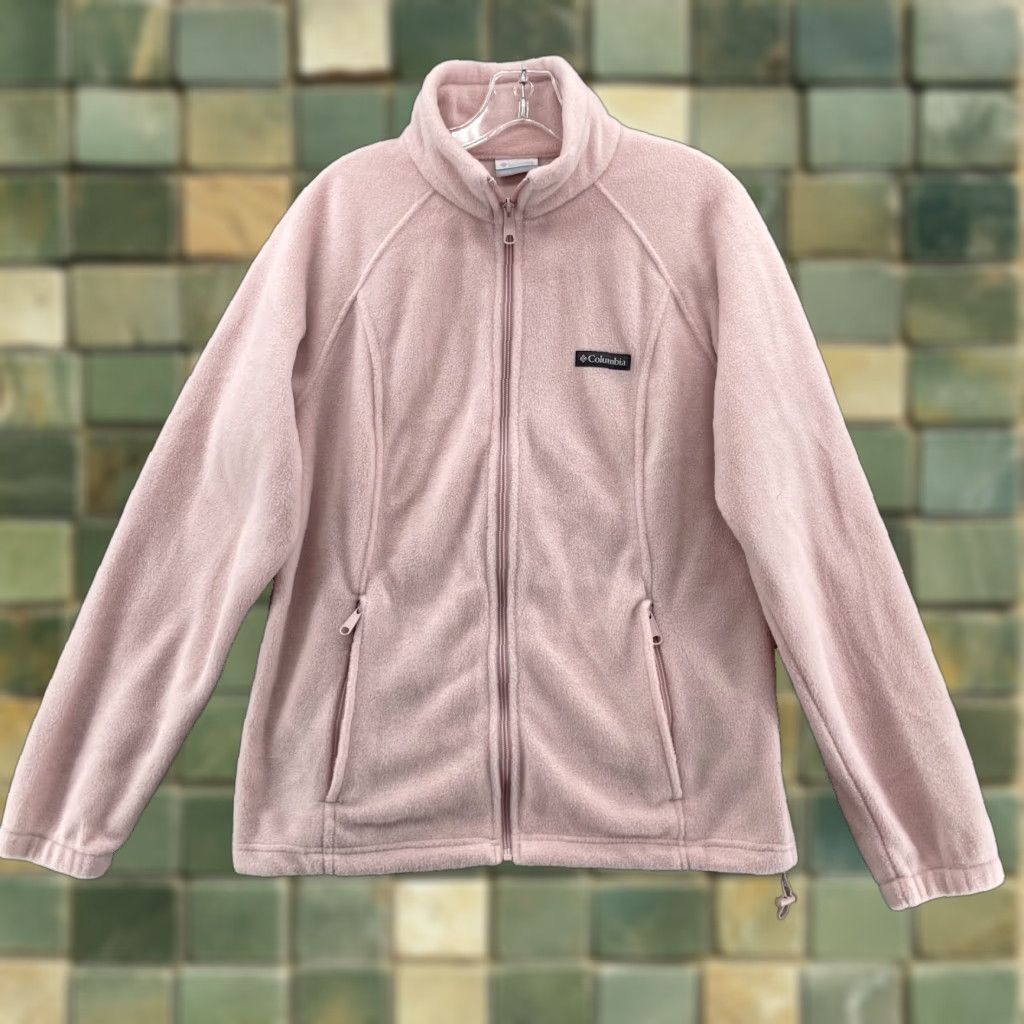 Pinko Columbia Benton Springs Fleece Jacket Women's Large Pink Gorpcore Outdoor Warm Size L / US 10 / IT 46 - 1 Thumbnail