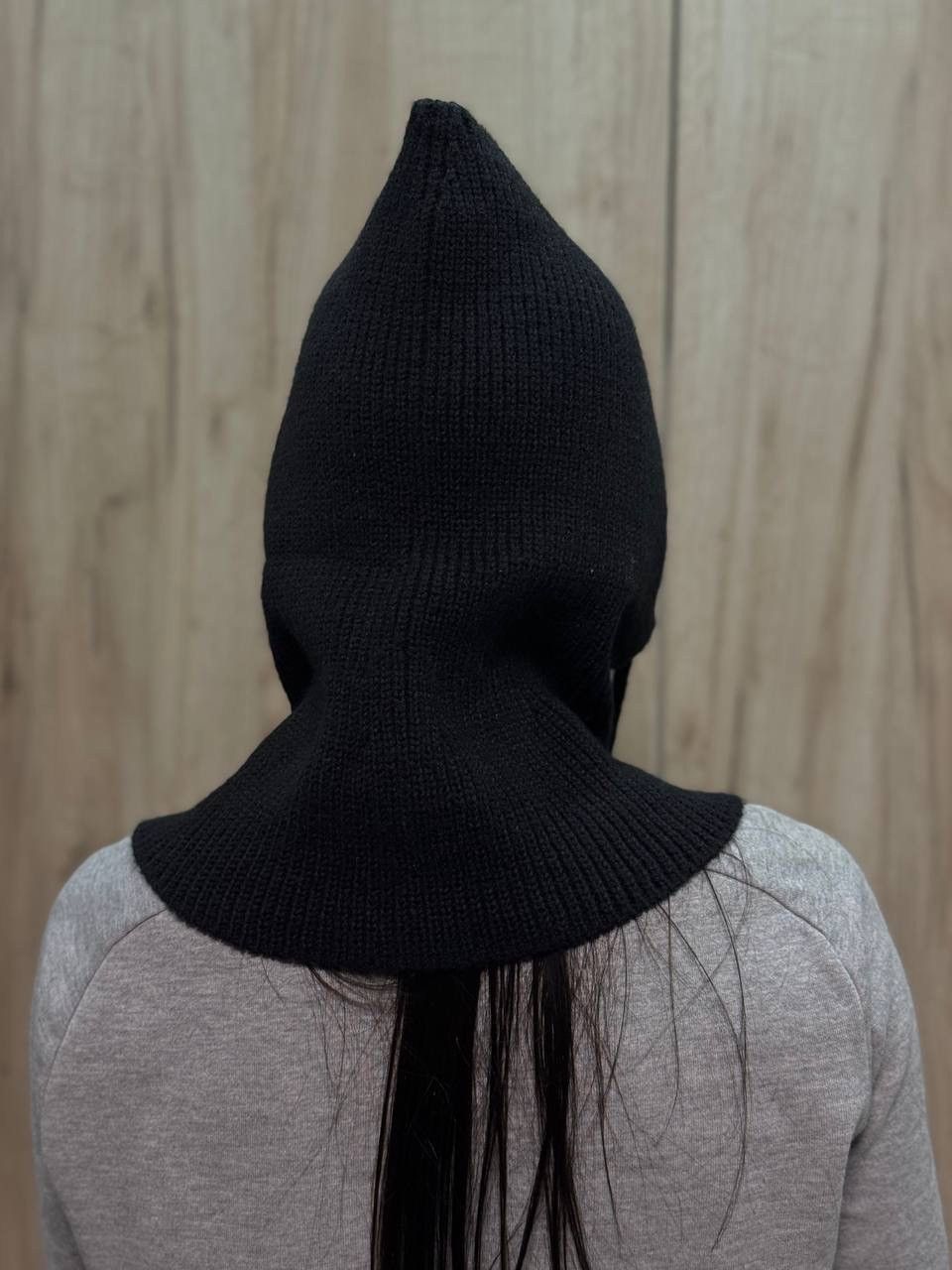 Le Grande Bleu (L.G.B.) VTG Women’s Knit Hood Grunge Avantgarde 00s USA Size ONE SIZE - 7 Thumbnail