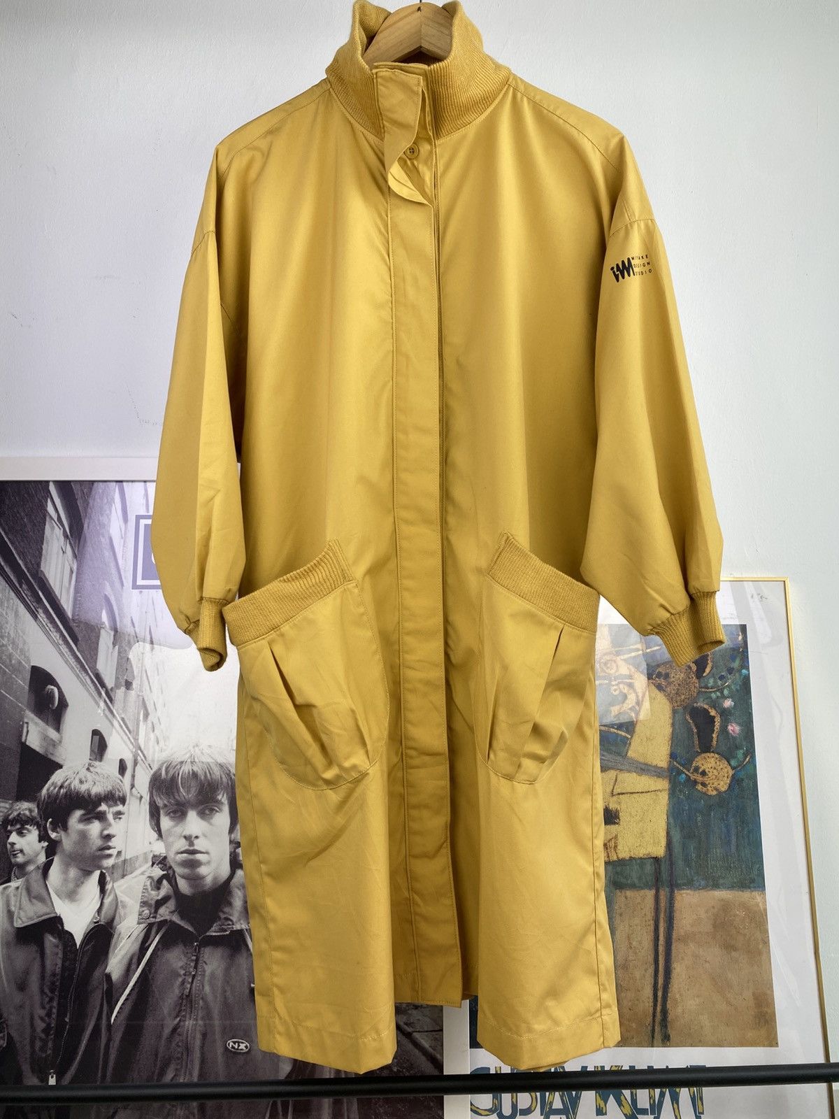 Issey Miyake 80’s 90’s Issey Miyake Studio Ika Over Coat Dolman Sleeve Size US M / EU 48-50 / 2 - 1 Thumbnail