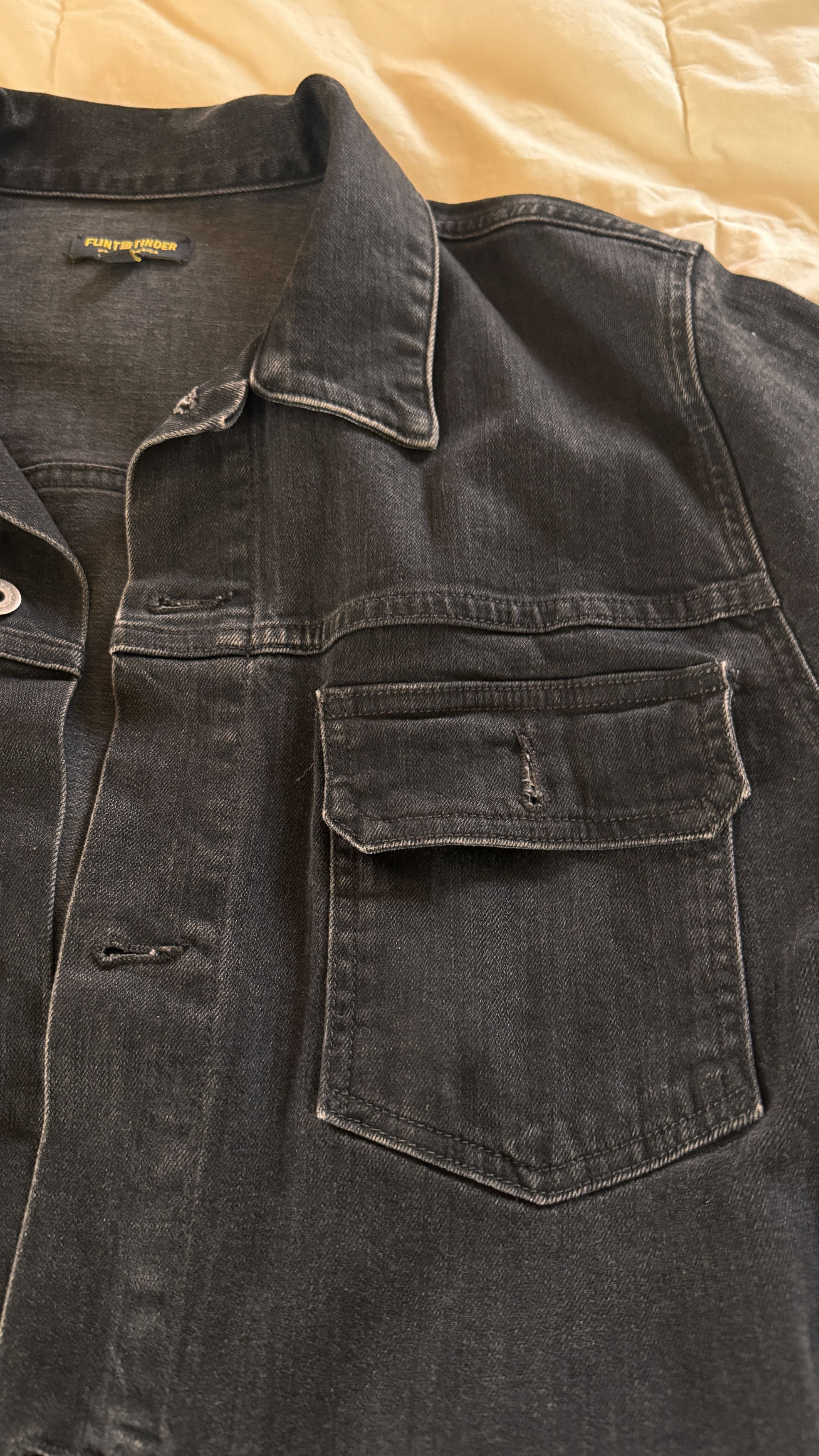 Flint And Tinder Stretch Denim Trucker Size US XL / EU 56 / 4 - 2 Thumbnail