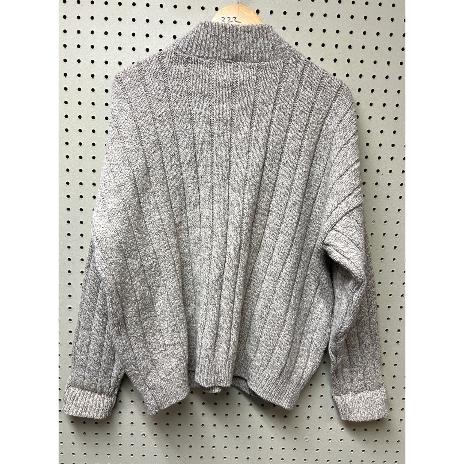 Express Harry & Davids Northwest Express Oatmeal Beige Full Zip Sweater Womens XL Beige Regular Women Size XL Sweatery? Size XL / US 12-14 / IT 48-50 - 2 Thumbnail