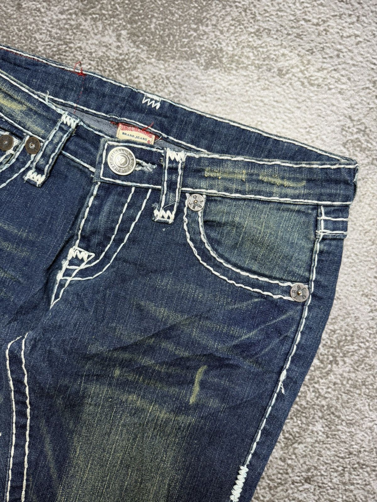 True Religion TRUE RELIGION BLUE DENIM JEANS Size 30" / US 8 / IT 44 - 7 Thumbnail