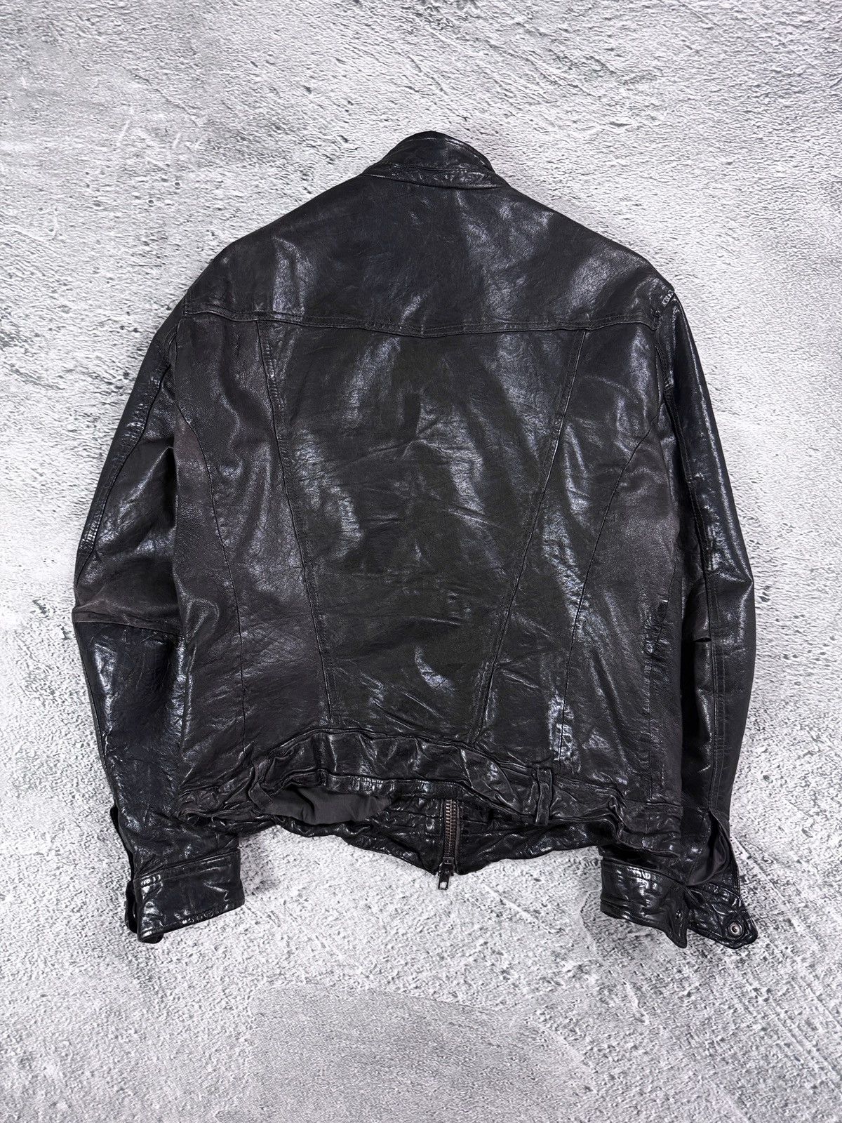 Allsaints Allsaints Vintage Leather Jacket Avant Garde black Size US L / EU 52-54 / 3 - 3 Thumbnail
