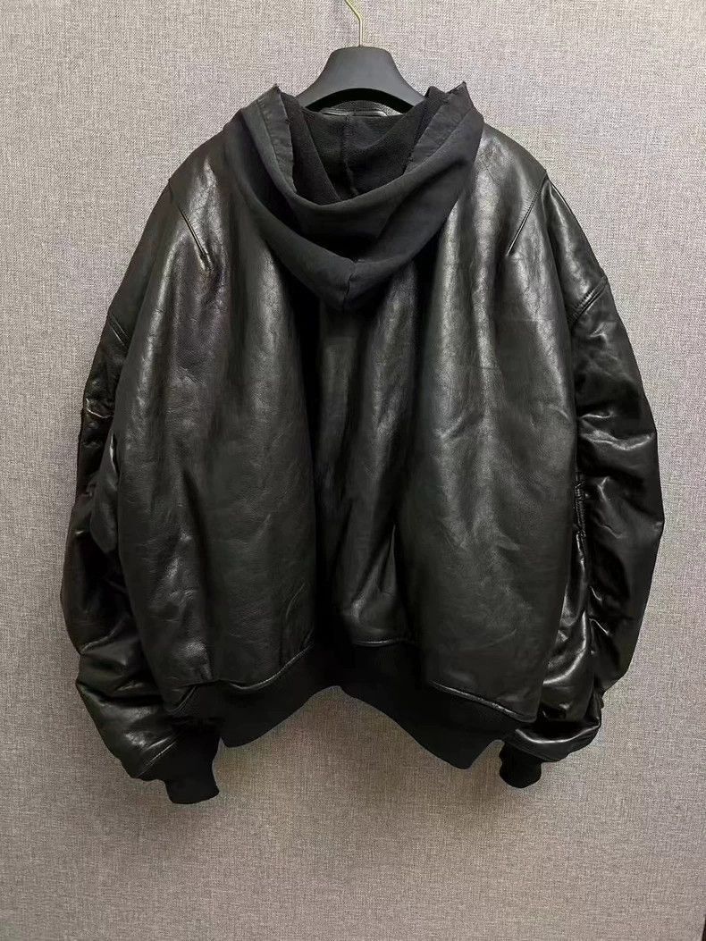 Balenciaga Balenciaga Bomber leather jacket-2507 Size S / US 4 / IT 40 - 2 Thumbnail