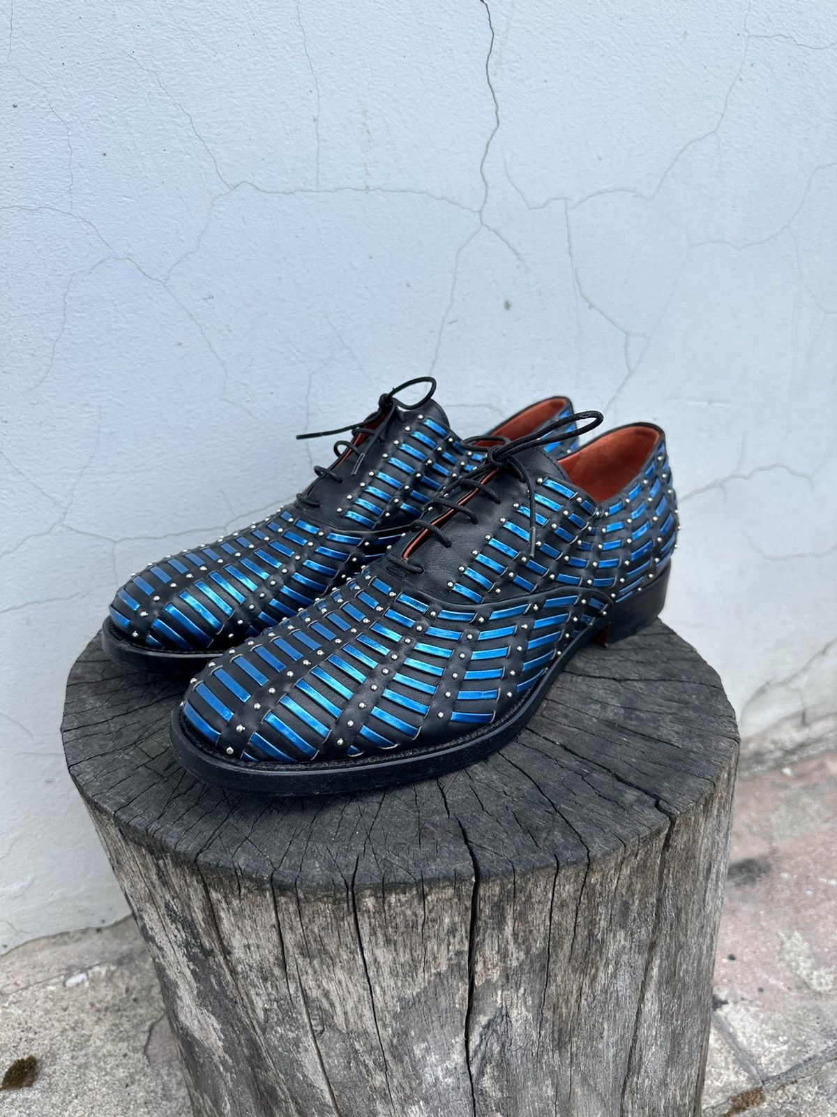 Santoni Santoni leather very rare classic shoes Size US 5.5 / EU 38 - 1 Thumbnail
