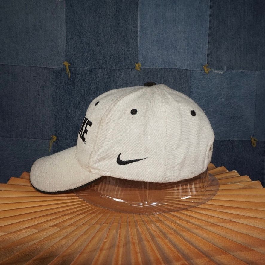 Nike OSFA - Vintage Y2K Nike swoosh embroider 1990s essential hat Size ONE SIZE - 3 Thumbnail