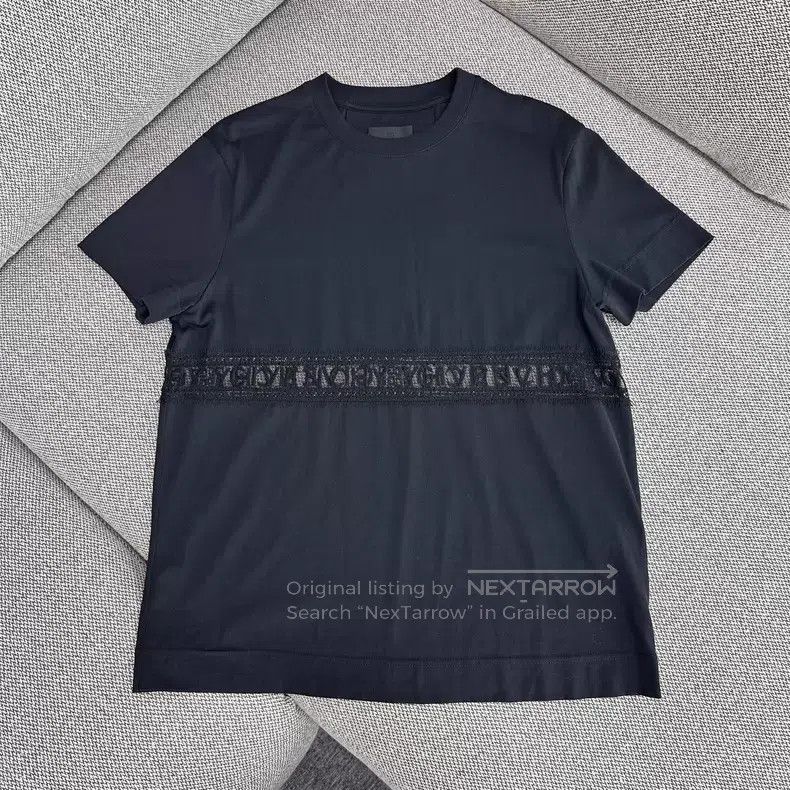 Givenchy Givenchy Lace Trimmed Short-Sleeve T-Shirt Size US XS / EU 42 / 0 - 1 Thumbnail