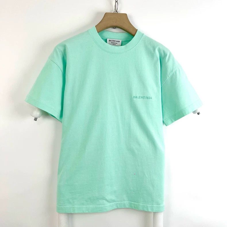 Balenciaga Balenciaga Mint green front and back embroidered monogram Size XS / US 0-2 / IT 36-38 - 2 Thumbnail