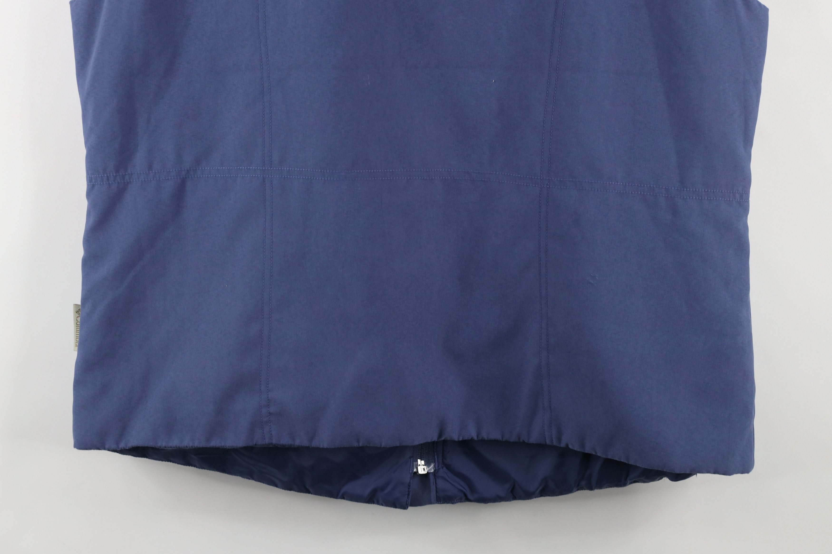 Columbia × Vintage Vintage 90s Columbia Blank Microfiber Full Zip Vest Jacket Size XL / US 12-14 / IT 48-50 - 14 Thumbnail